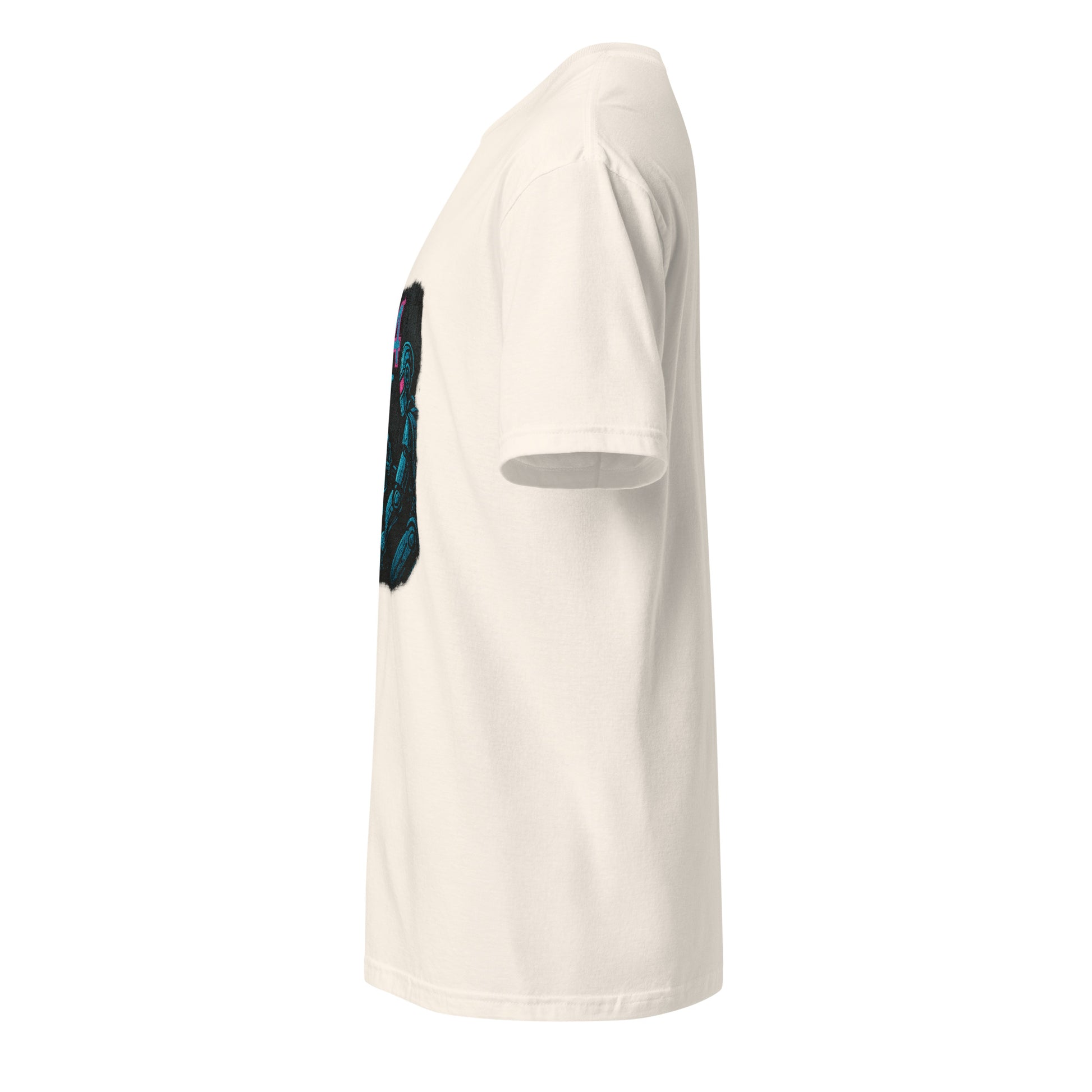 404 Street Not Found - Urban Glitch - Short-Sleeve Unisex T-Shirt - Graphic Tee - Natural - Left side