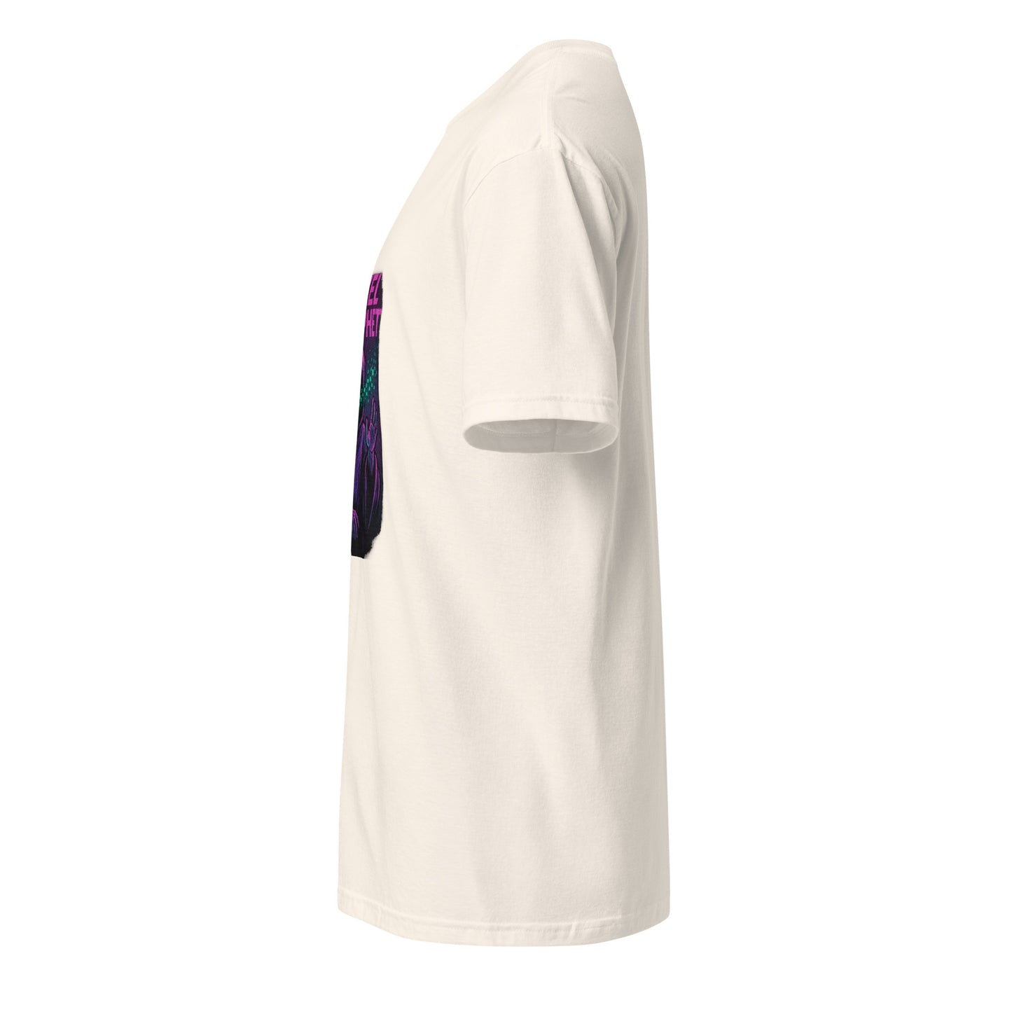 Pixel Prophet - Street Mysticism - Short-Sleeve Unisex T-Shirt - Graphic Tee - Natural - Left side