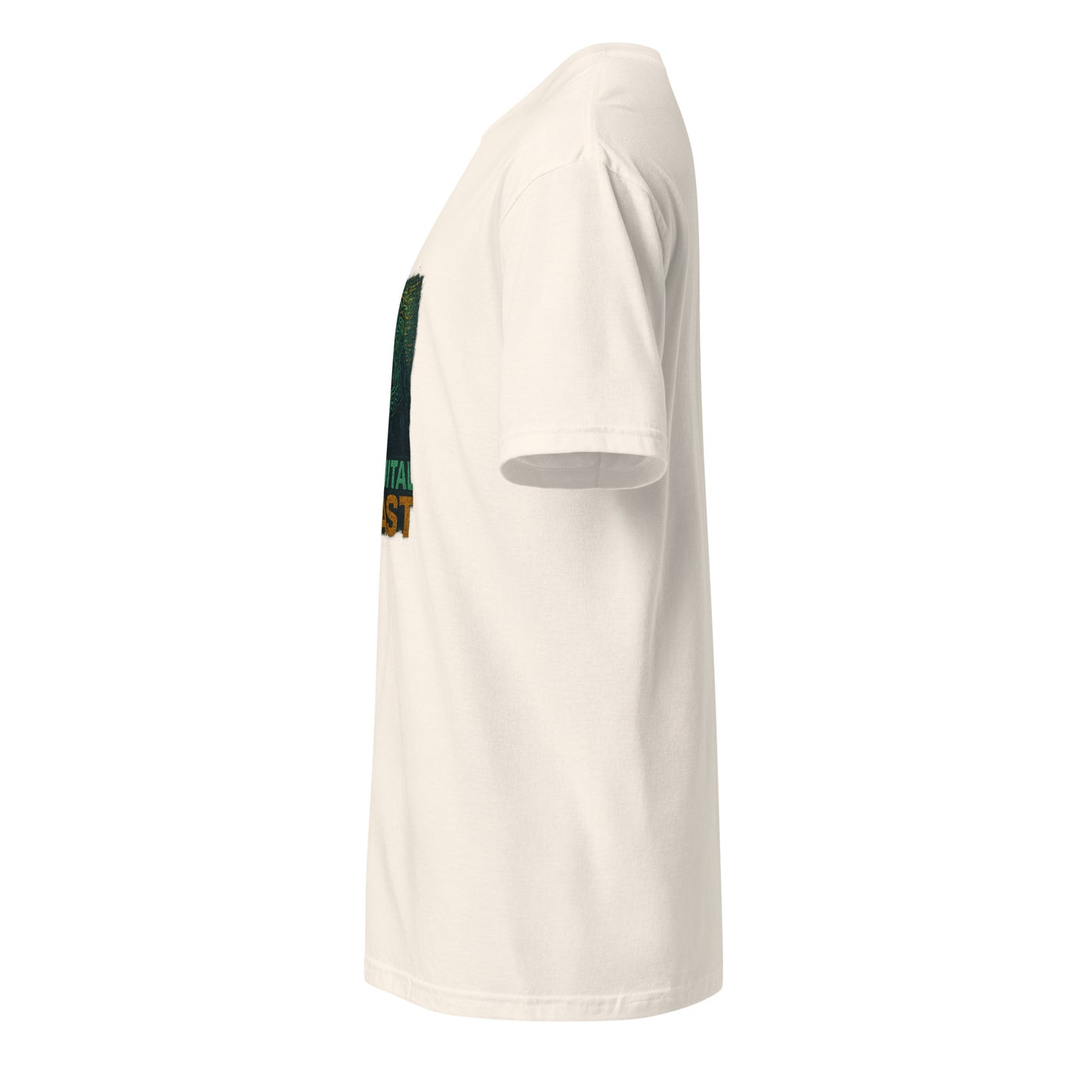 The Circuital Beast - Digital Power - Short-Sleeve Unisex T-Shirt - Graphic Tee - Natural - Left side