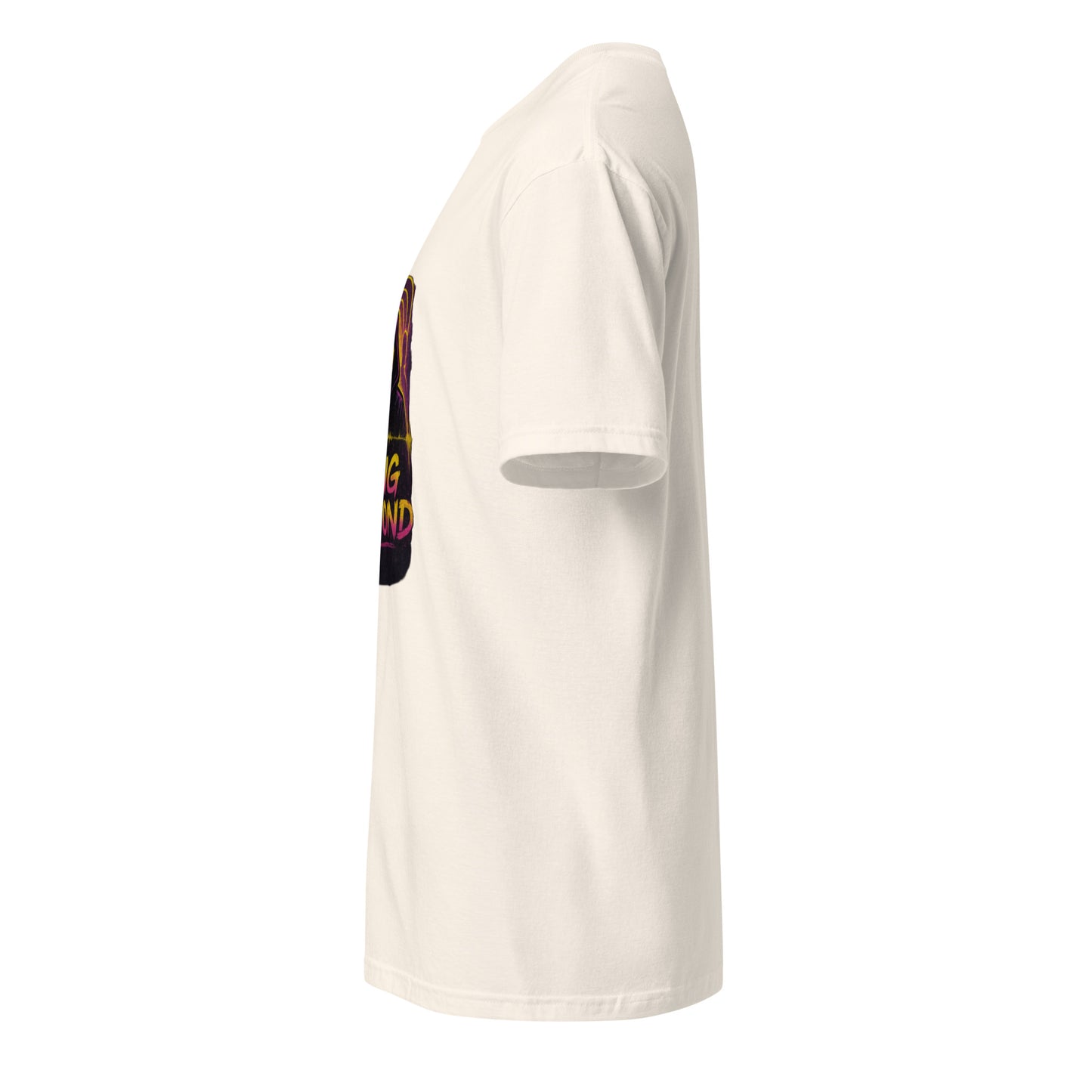 Outernet Choir Phantom - Soundwave Halo - Short-Sleeve Unisex T-Shirt - Graphic Tee - Natural - Left side