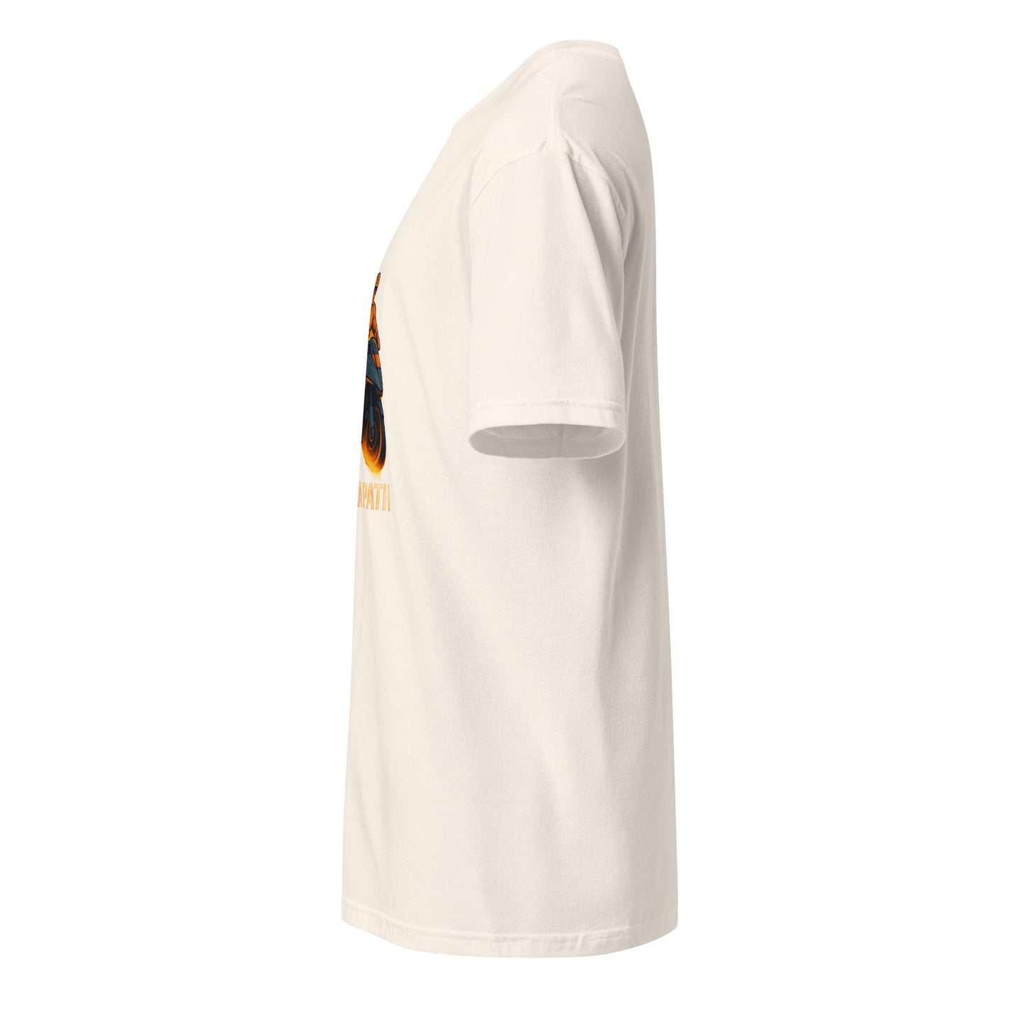 Solaris Thunderrider - Retro Champion - Short-Sleeve Unisex T-Shirt - Graphic Tee - Natural - Left side