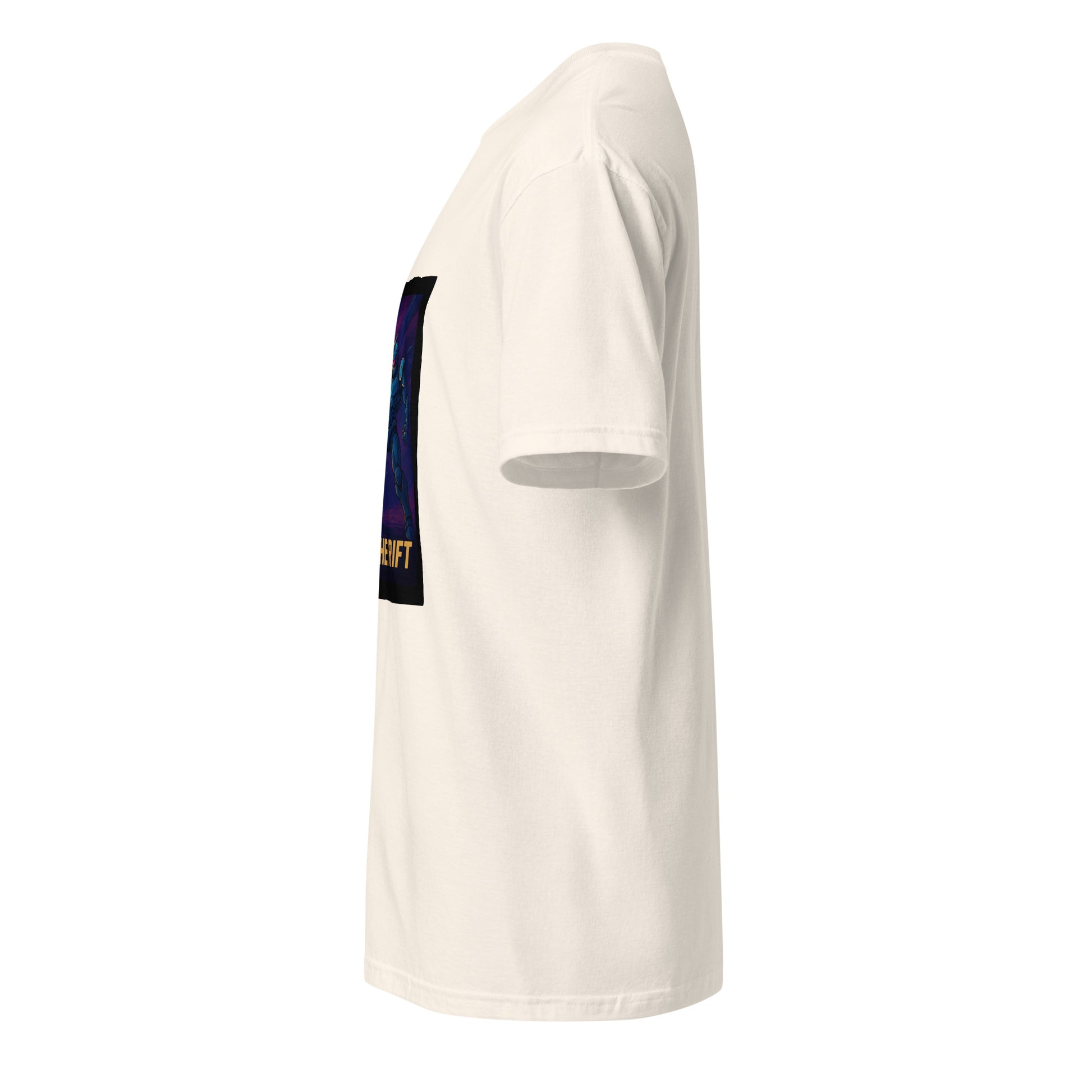 Photon Rift Warrior – Dimensional Blade Champion - Short-Sleeve Unisex T-Shirt - Graphic Tee - Natural - Left side