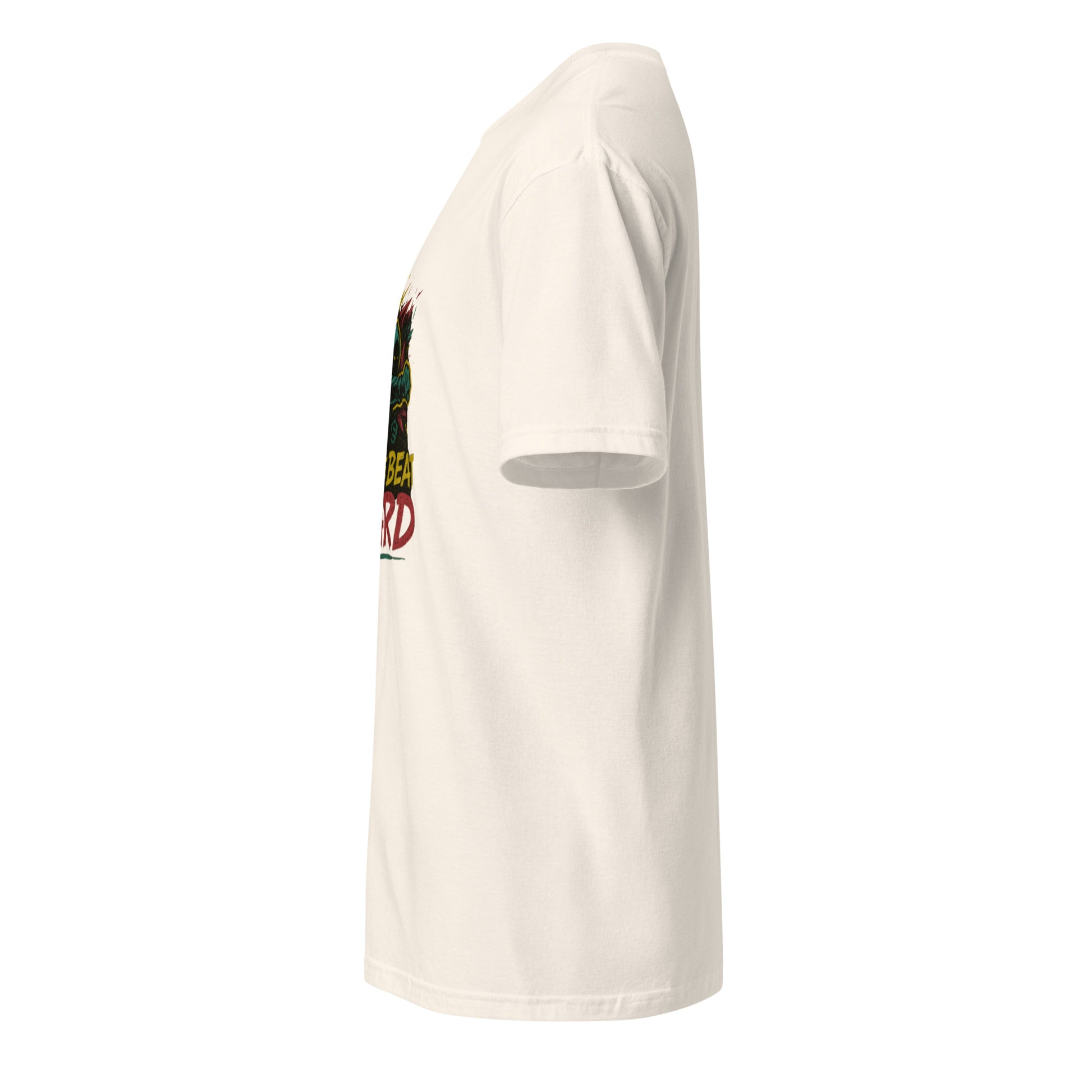 Starknuckle Breakbeat Brawler – “Hit the Beat Hard.” - Short-Sleeve Unisex T-Shirt - Graphic Tee - Natural - Left side