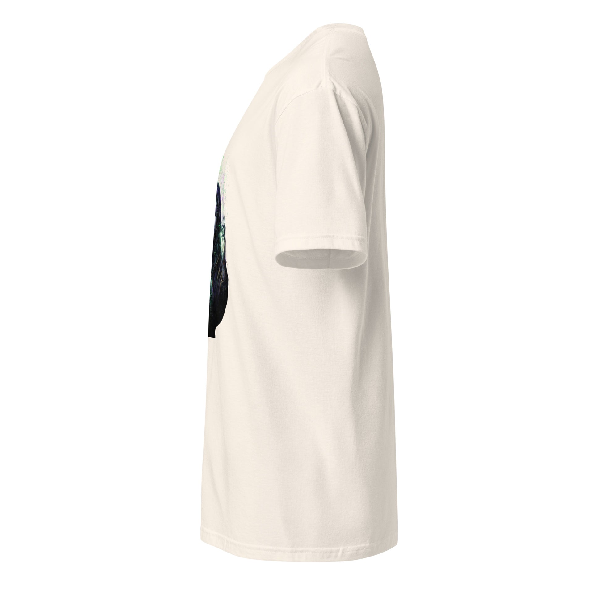Cover Up Oracle: System Override - Short-Sleeve Unisex T-Shirt - Graphic Tee - Natural - Left side