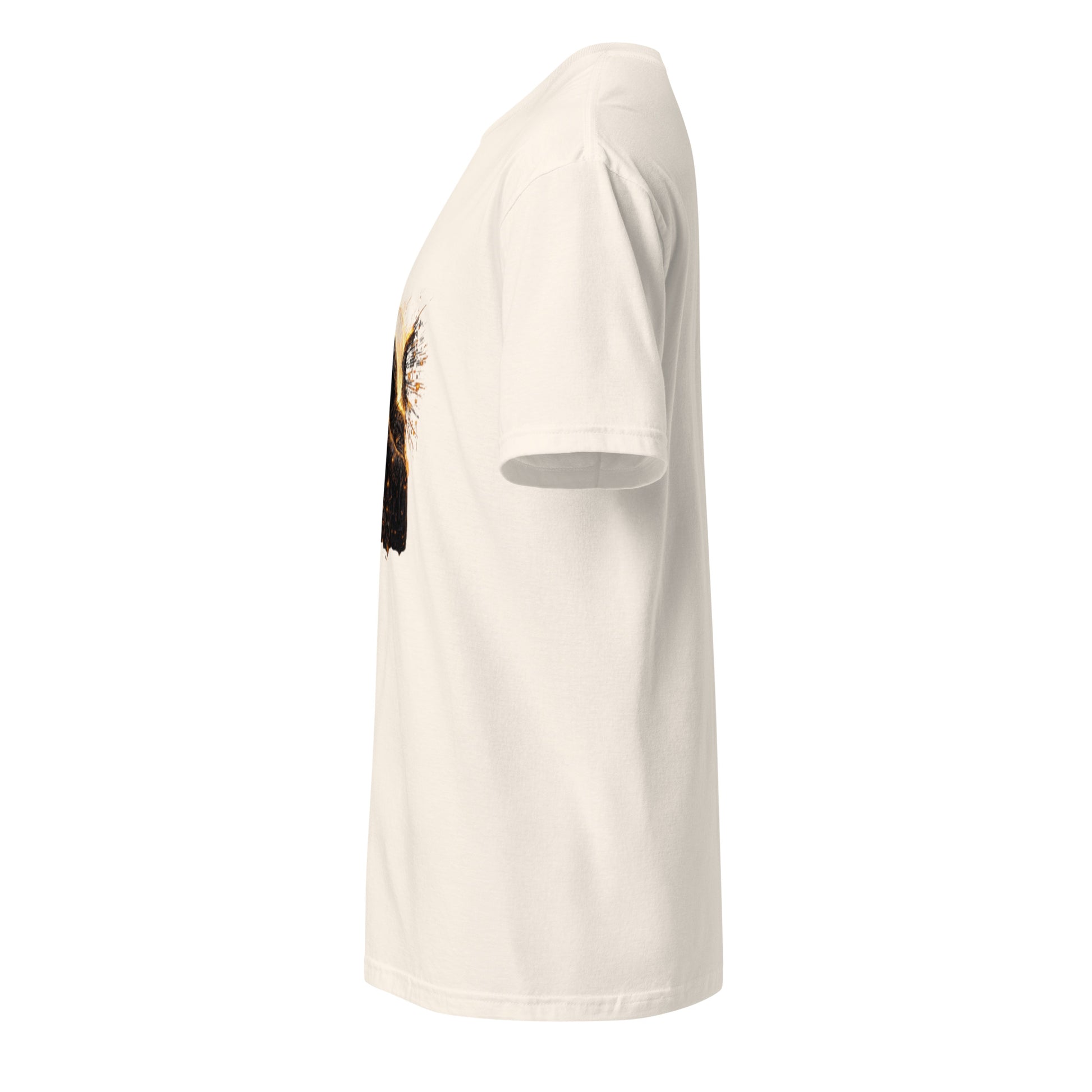 Cover Up Seraph: Firewall Broken – Cyber Angel - Short-Sleeve Unisex T-Shirt - Graphic Tee - Natural - Left side