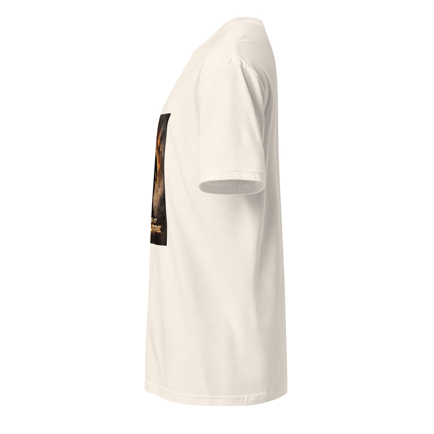 This Is Not The Future – Cinematic Sci-Fi - Short-Sleeve Unisex T-Shirt - Graphic Tee - Natural - Left side