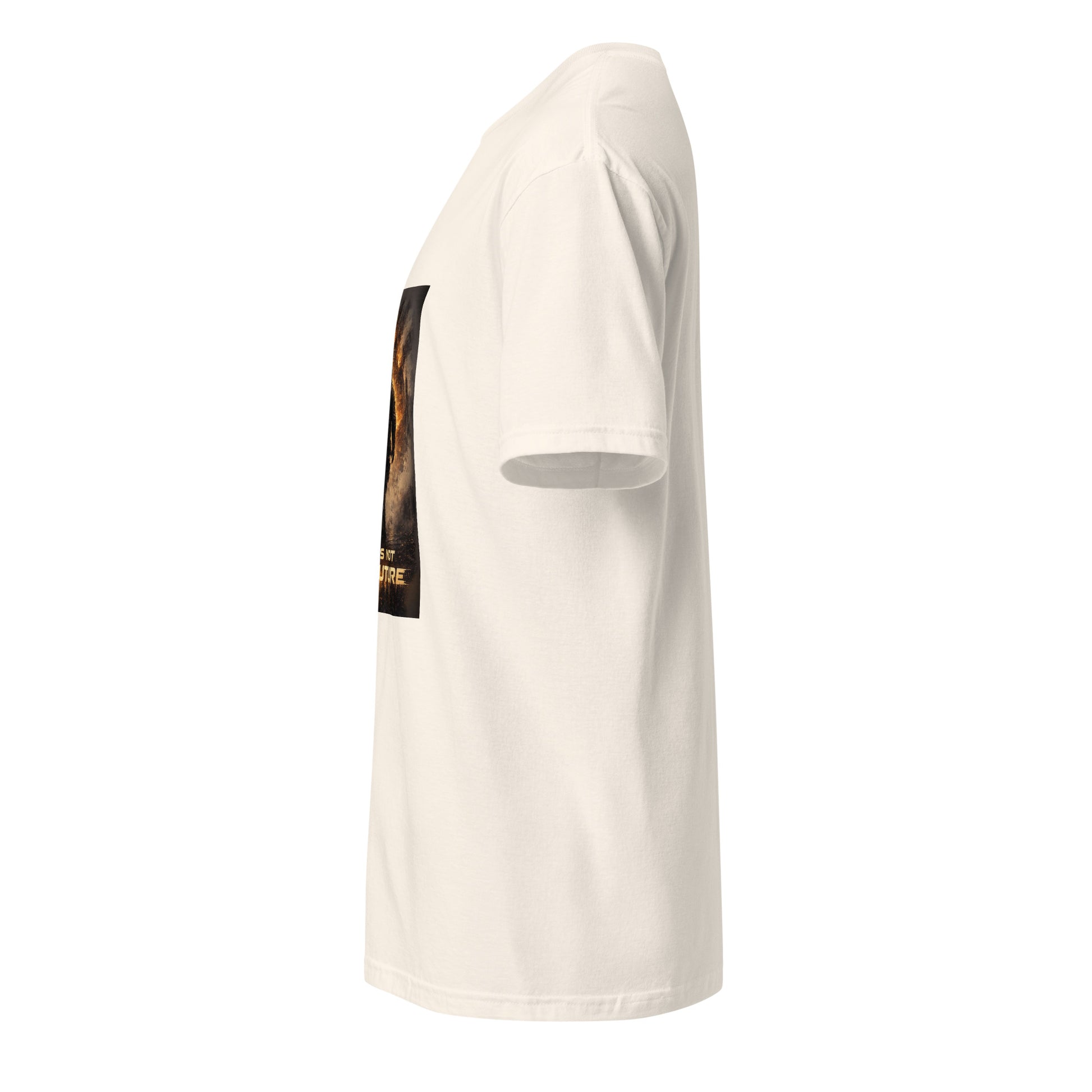 This Is Not The Future – Cinematic Sci-Fi - Short-Sleeve Unisex T-Shirt - Graphic Tee - Natural - Left side