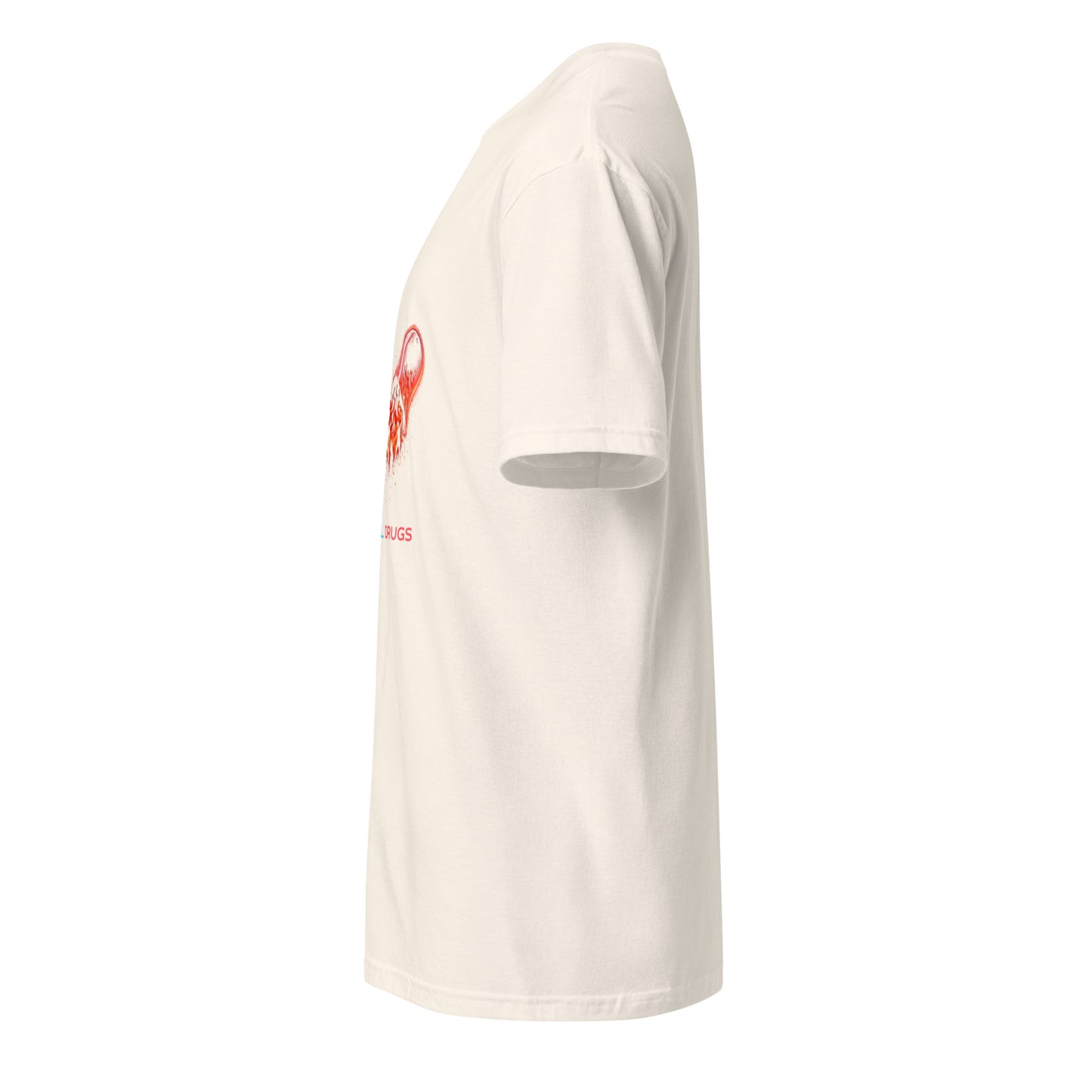 Digital Drugs – Rave Culture - Short-Sleeve Unisex T-Shirt - Graphic Tee - Natural - Left side