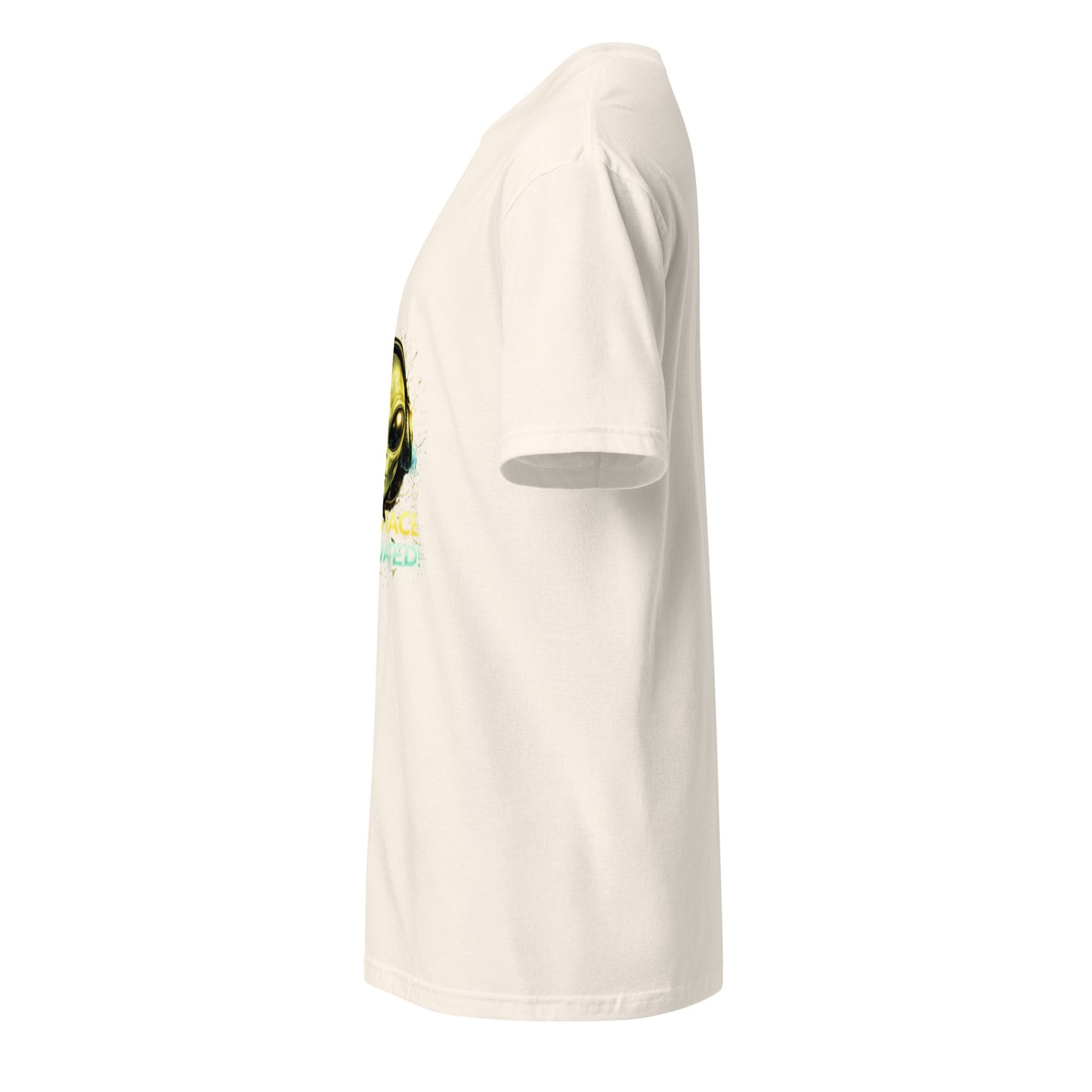 Bass Face Activated – Alien Rave - Short-Sleeve Unisex T-Shirt - Graphic Tee - Natural - Left side
