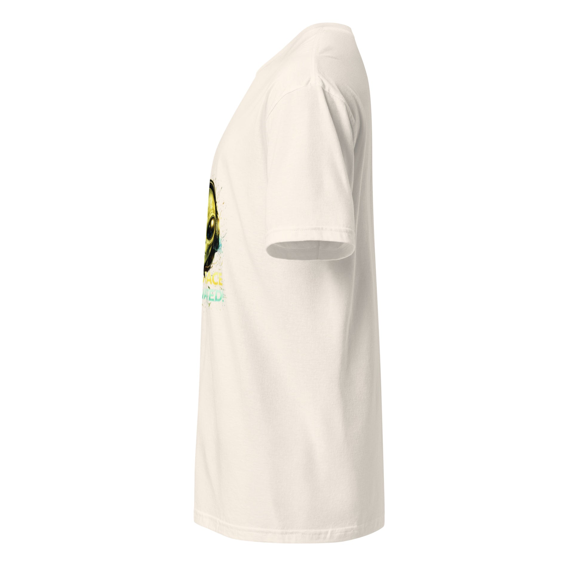 Bass Face Activated – Alien Rave - Short-Sleeve Unisex T-Shirt - Graphic Tee - Natural - Left side