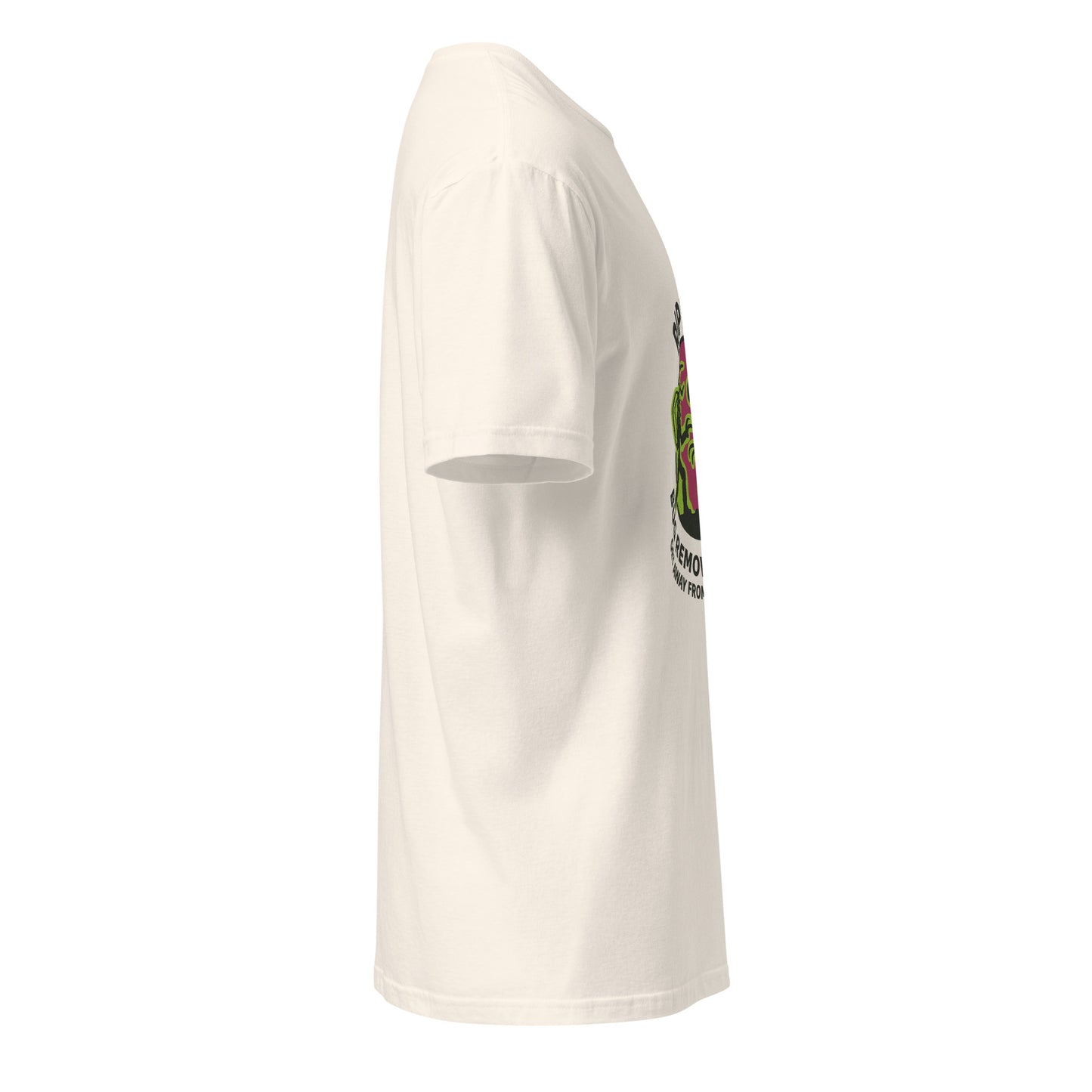 Ripley’s Bug Removal Service – Sci-Fi Parody - Short-Sleeve Unisex T-Shirt - Graphic Tee - Natural - Right side