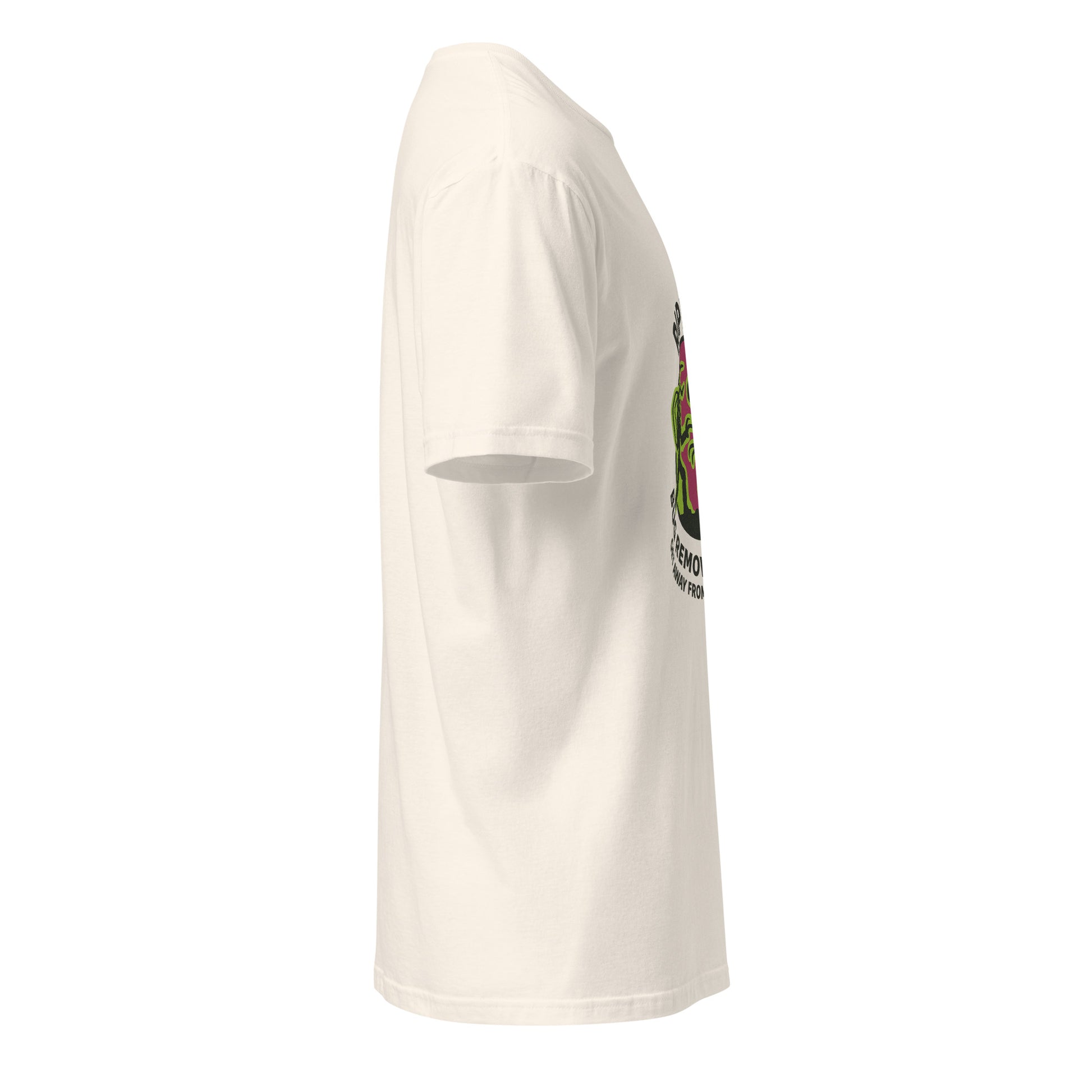 Ripley’s Bug Removal Service – Sci-Fi Parody - Short-Sleeve Unisex T-Shirt - Graphic Tee - Natural - Right side