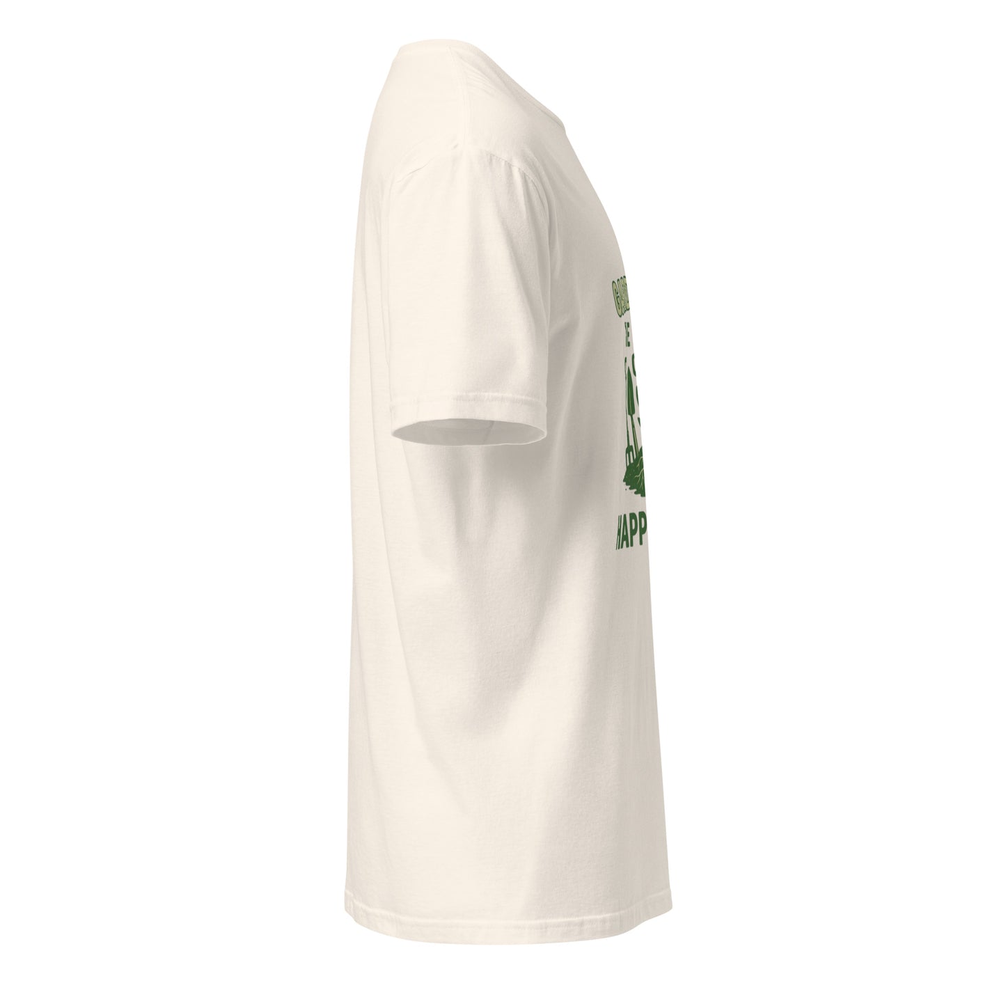 Root Of Happiness - Nature Lover’s - Short-Sleeve Unisex T-Shirt - Graphic Tee - Natural - Right side