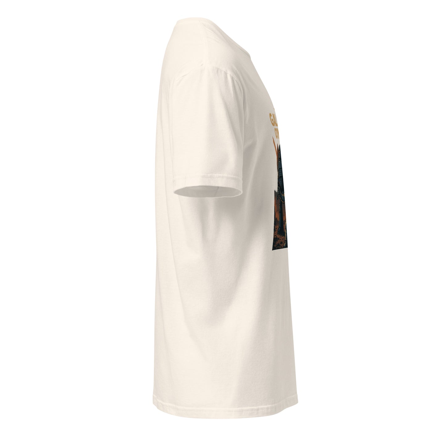 Galactic Odyssey - Sci-Fi Adventure - Short-Sleeve Unisex T-Shirt - Graphic Tee - Natural - Right side