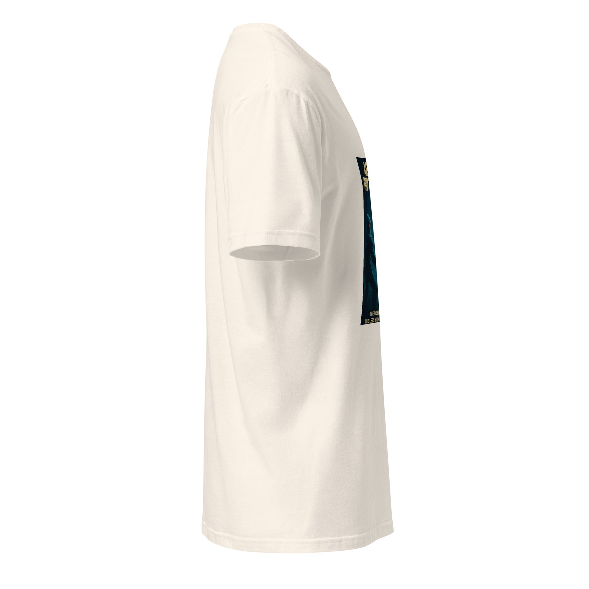 Abyss Protocol - Deep-Sea Encounter - Short-Sleeve Unisex T-Shirt - Graphic Tee - Natural - Right side