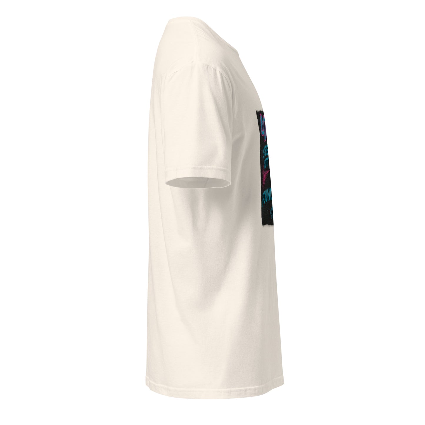 404 Street Not Found - Urban Glitch - Short-Sleeve Unisex T-Shirt - Graphic Tee - Natural - Right side