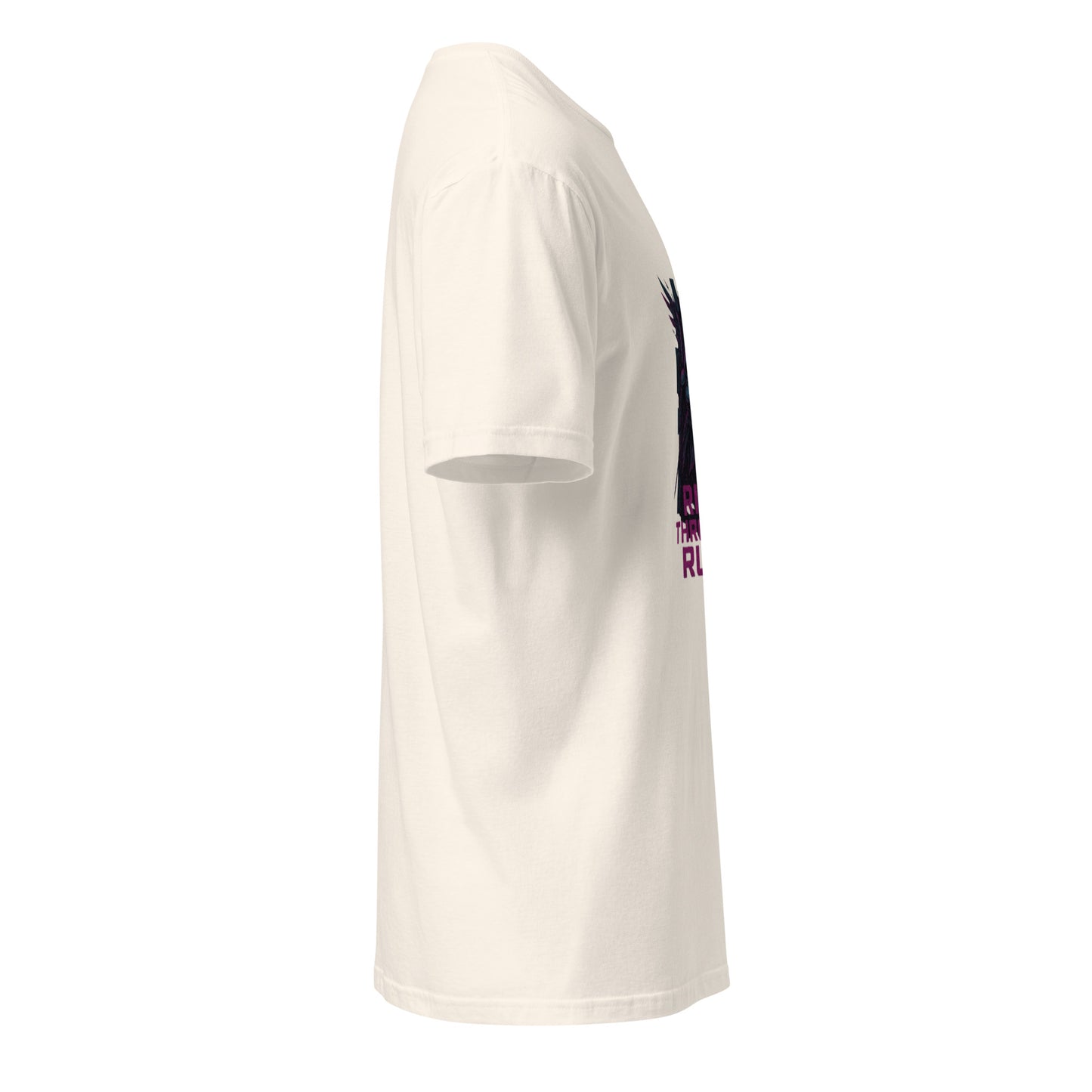 Glitchborne Valkyrie - Strength Through Chaos - Short-Sleeve Unisex T-Shirt - Graphic Tee - Natural - Right side