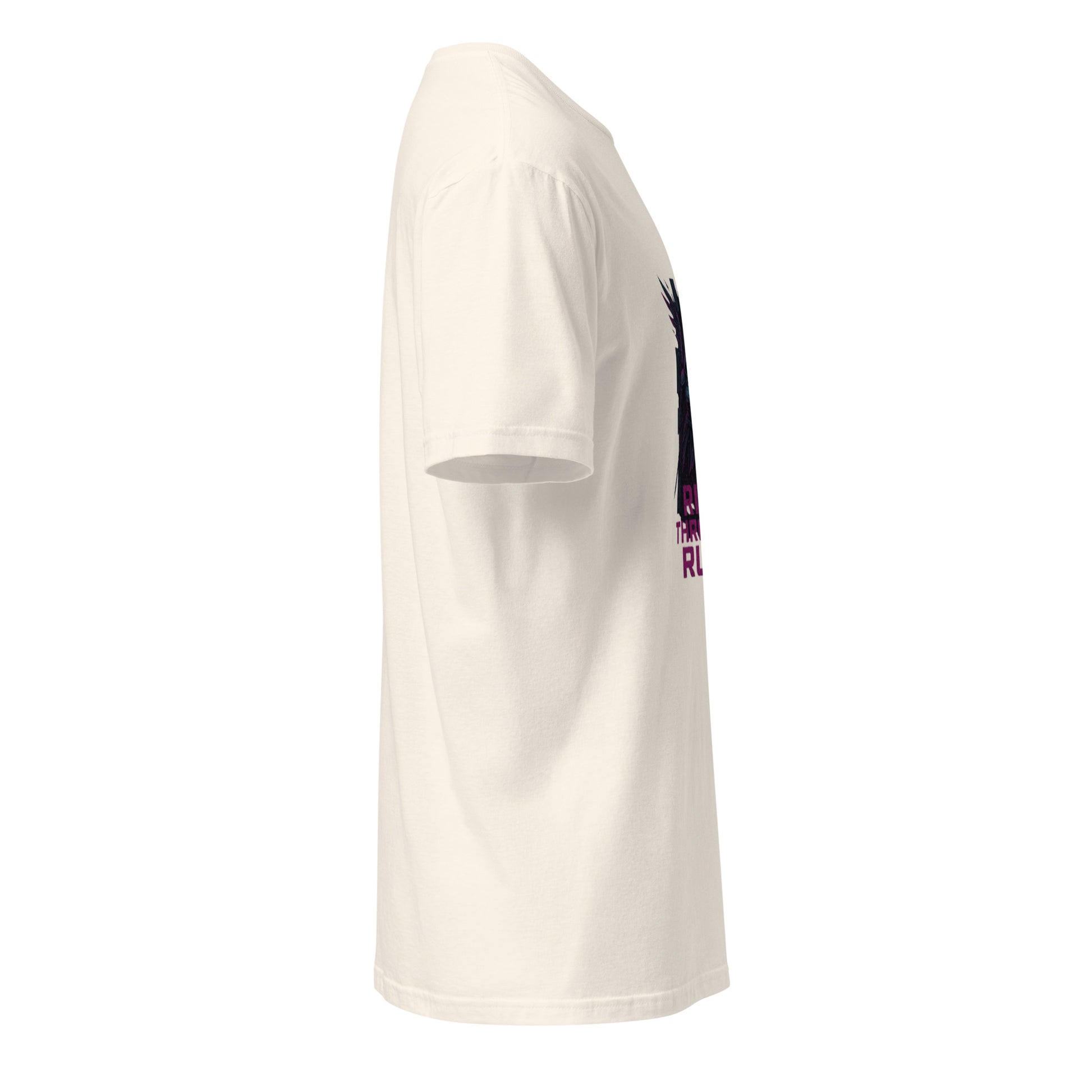 Glitchborne Valkyrie - Strength Through Chaos - Short-Sleeve Unisex T-Shirt - Graphic Tee - Natural - Right side