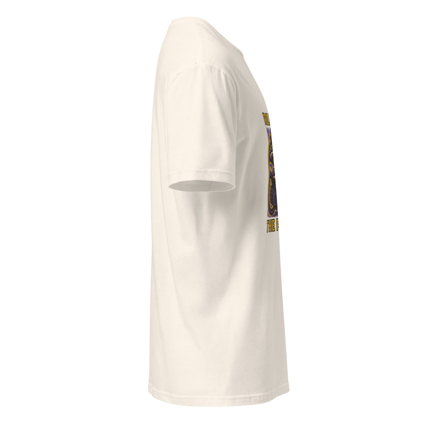 Helix Drifters – Rebel Mono-Wheel Hover Riders - Short-Sleeve Unisex T-Shirt - Graphic Tee - Natural - Right side