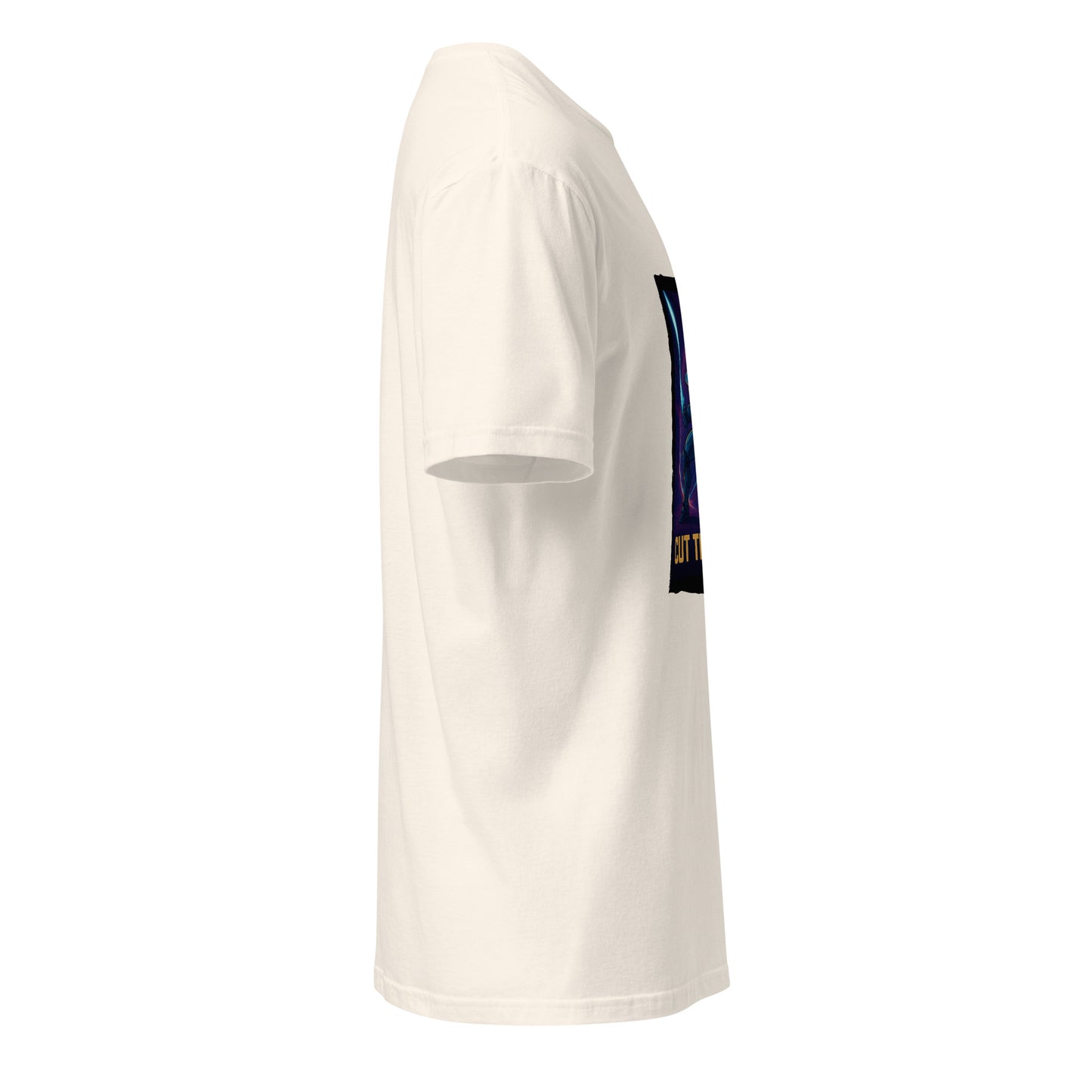 Photon Rift Warrior – Dimensional Blade Champion - Short-Sleeve Unisex T-Shirt - Graphic Tee - Natural - Right side