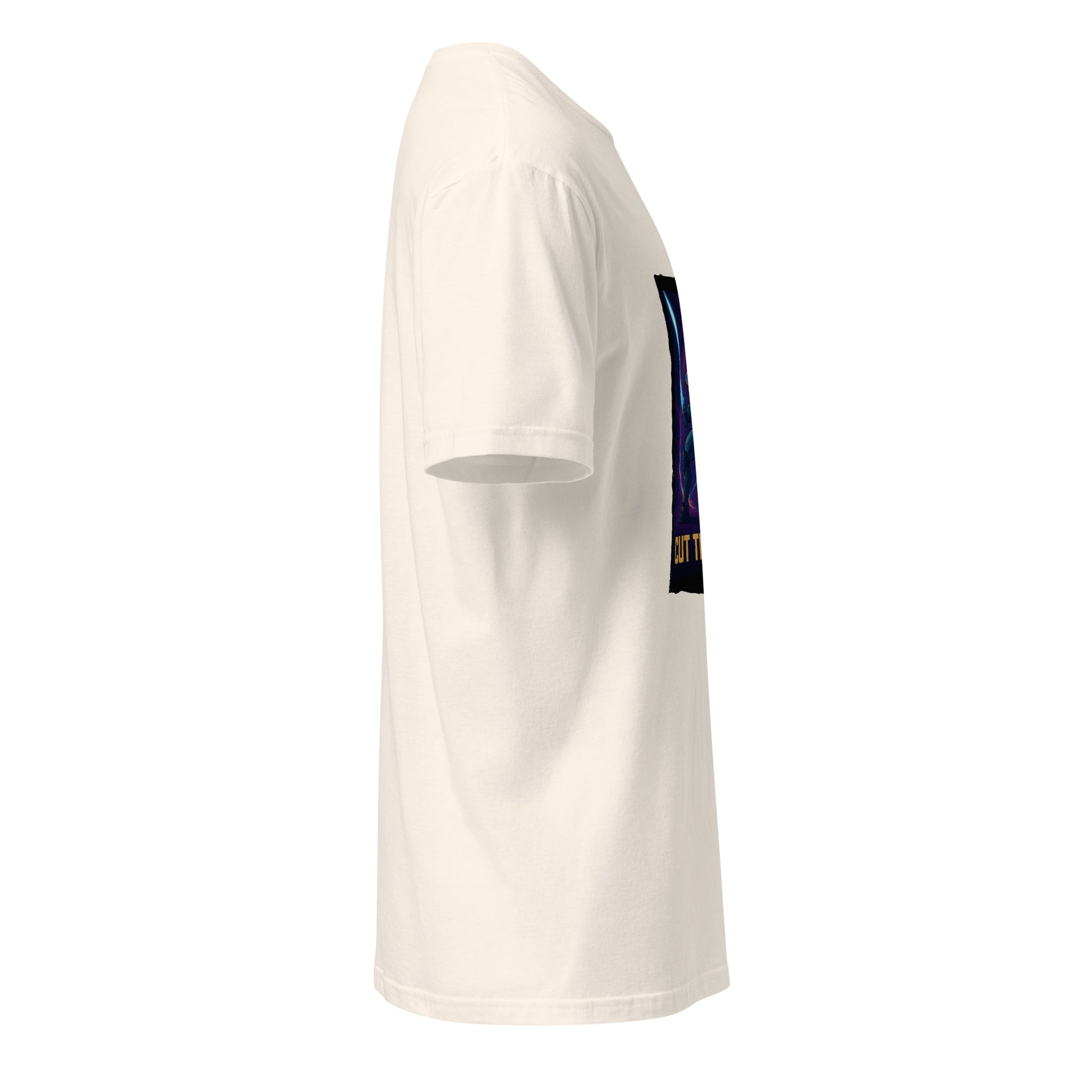 Photon Rift Warrior – Dimensional Blade Champion - Short-Sleeve Unisex T-Shirt - Graphic Tee - Natural - Right side