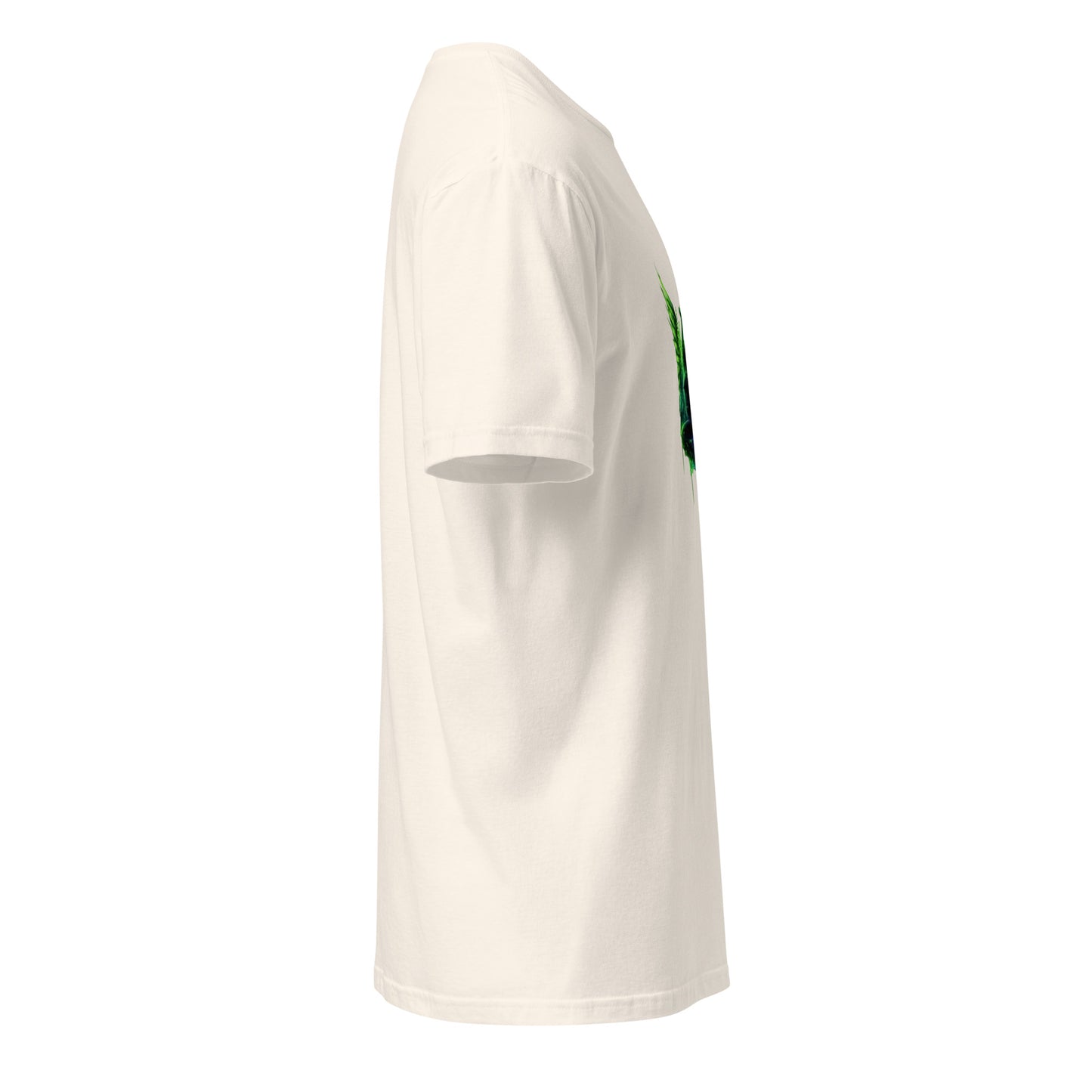 Club Seraph  – Rave Graffiti - Short-Sleeve Unisex T-Shirt - Graphic Tee - Natural - Right side