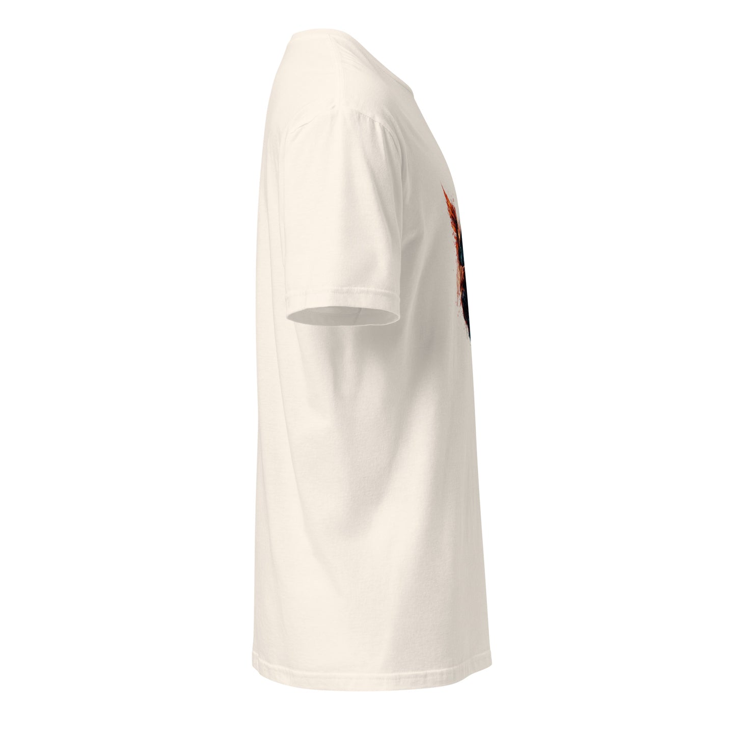 Angel Transmission – Cyber Graffiti - Short-Sleeve Unisex T-Shirt - Graphic Tee - Natural - Right side