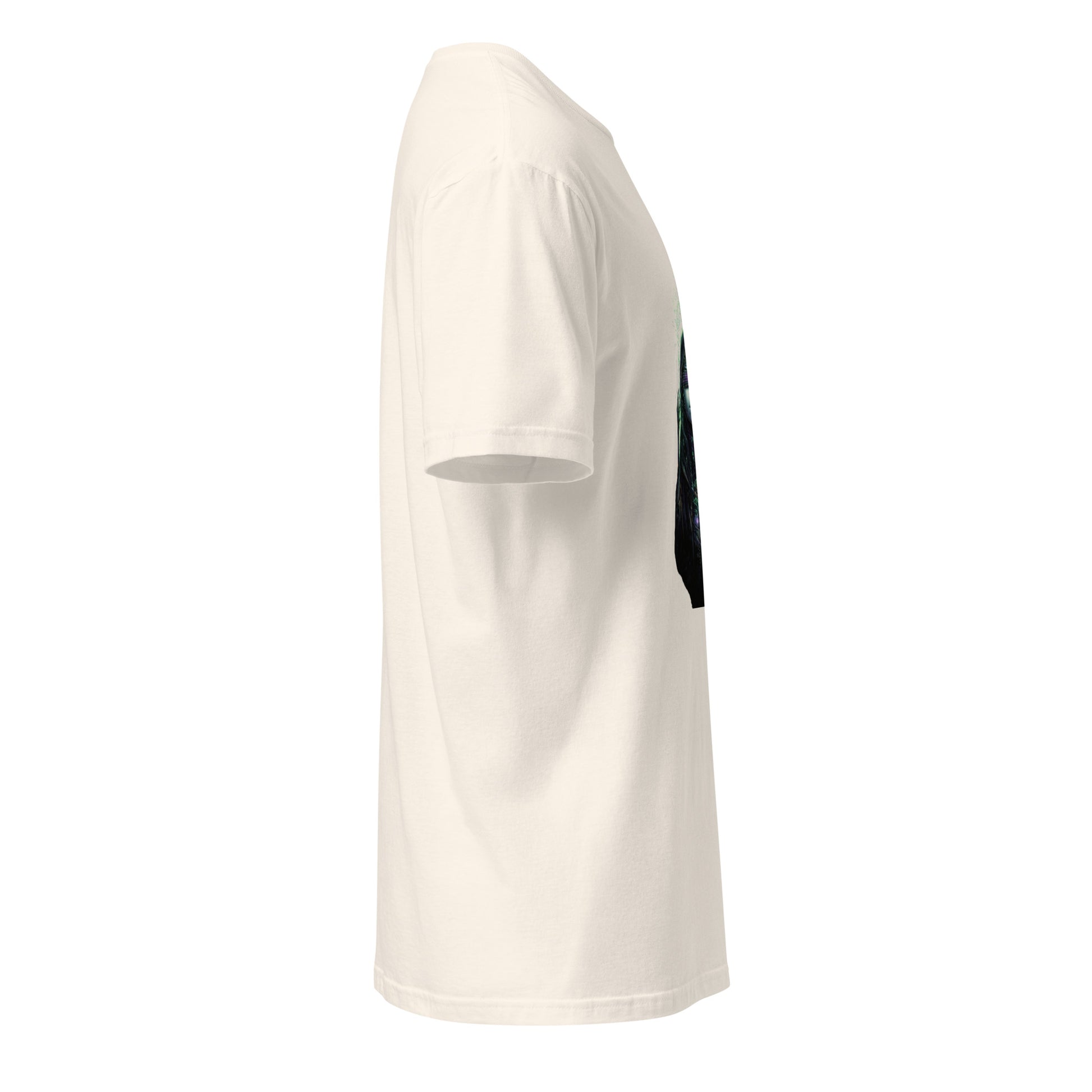 Cover Up Oracle: System Override - Short-Sleeve Unisex T-Shirt - Graphic Tee - Natural - Right side