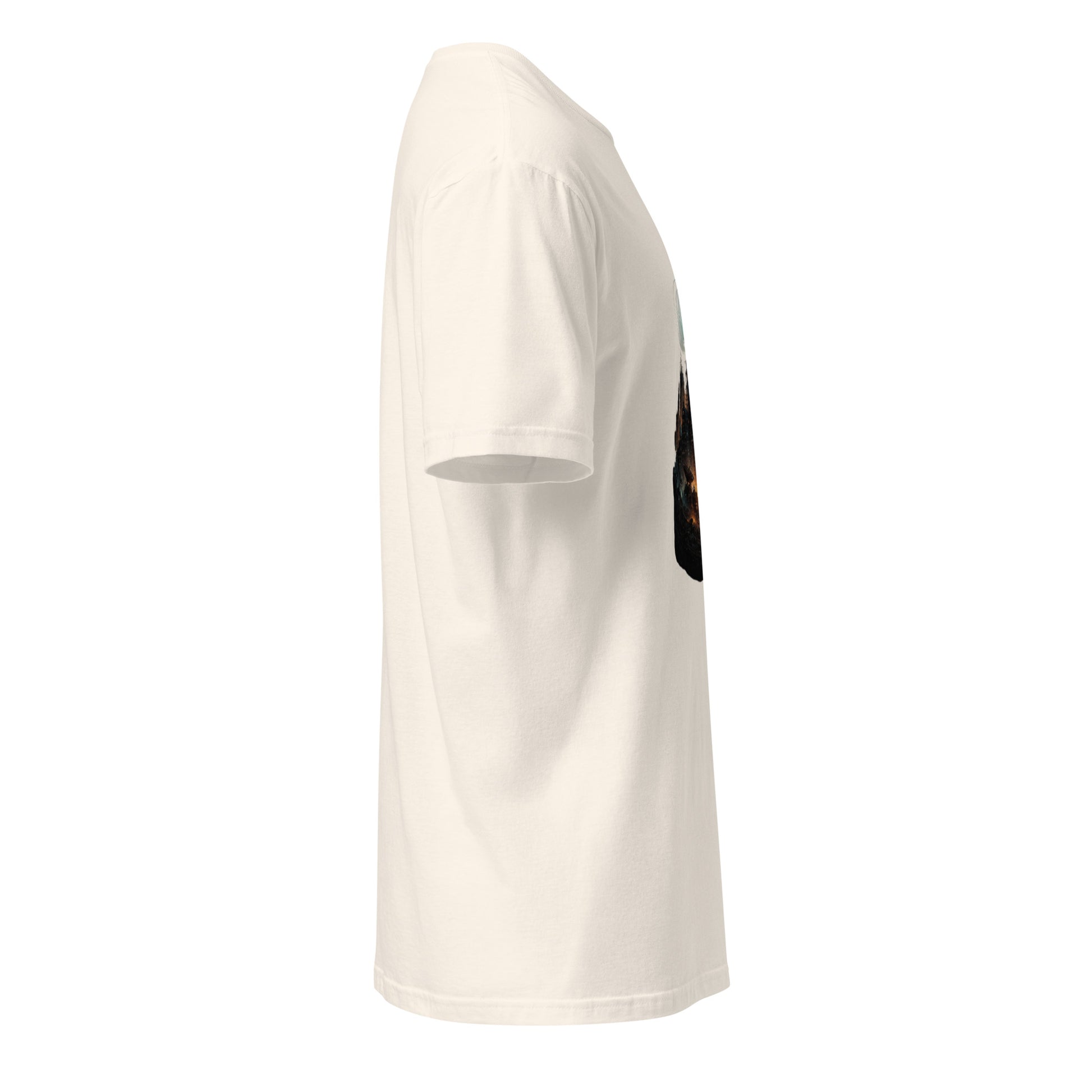 Dead Signal City – Dystopian Cyber Streetwear - Short-Sleeve Unisex T-Shirt - Graphic Tee - Natural - Right side