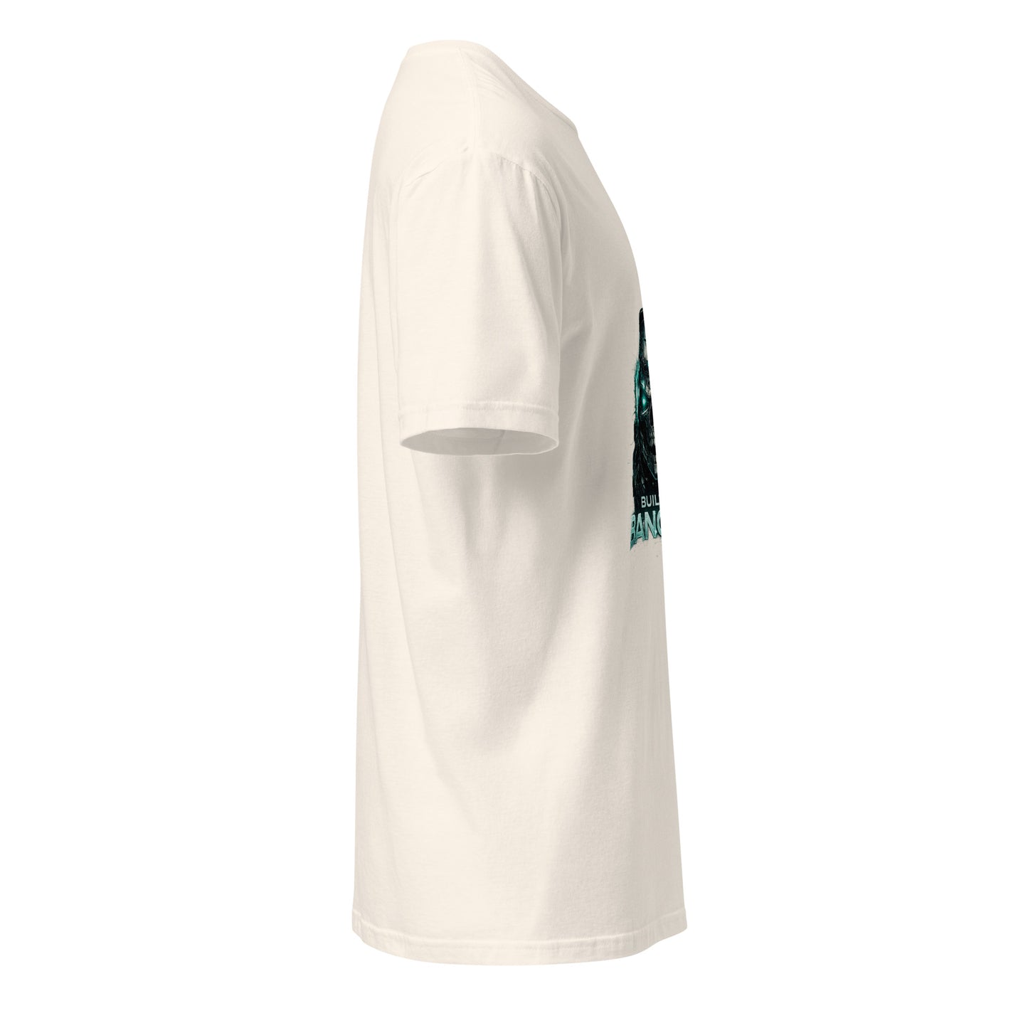 Built By Bangers – Cyber Music - Short-Sleeve Unisex T-Shirt Graphic Tee - Natural - Right side