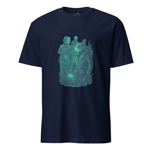 Paranormal Explorer - Supernatural Society Vibes - Short-Sleeve Unisex T-Shirt - Graphic Tee - Navy - Front
