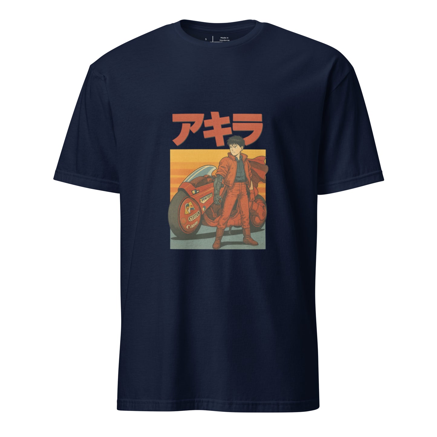Neo-Tokyo Awaits – Retro Manga - Short-Sleeve Unisex T-Shirt - Graphic Tee - Navy - Front
