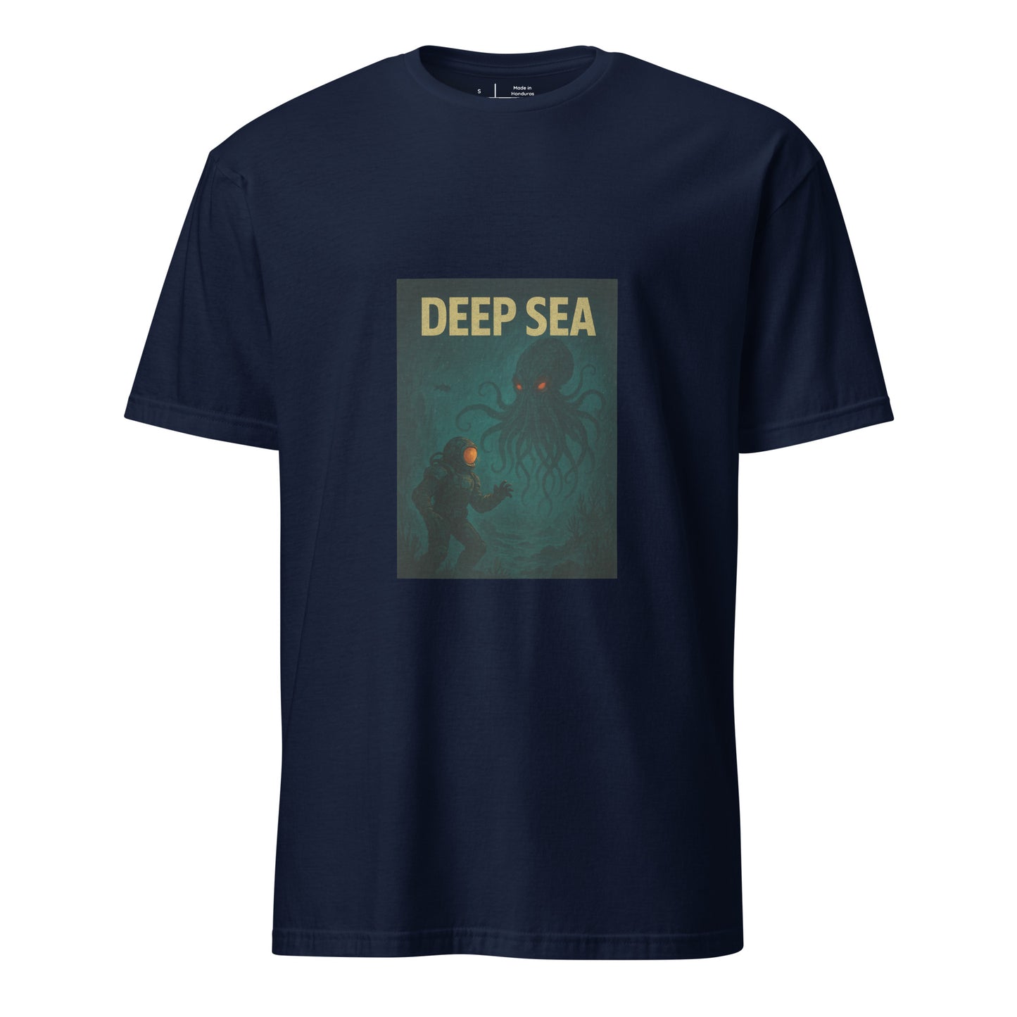 Deep Sea - Oceanic Mystery - Short-Sleeve Unisex T-Shirt - Graphic Tee - Navy - Front