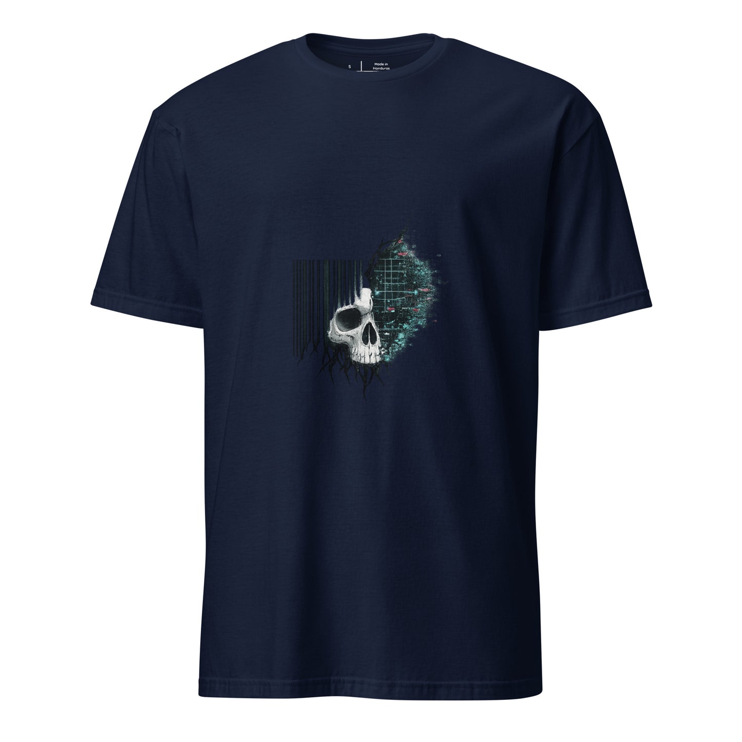 Unprogrammable – Individuality - Short-Sleeve Unisex T-Shirt - Graphic Tee - Navy - Front