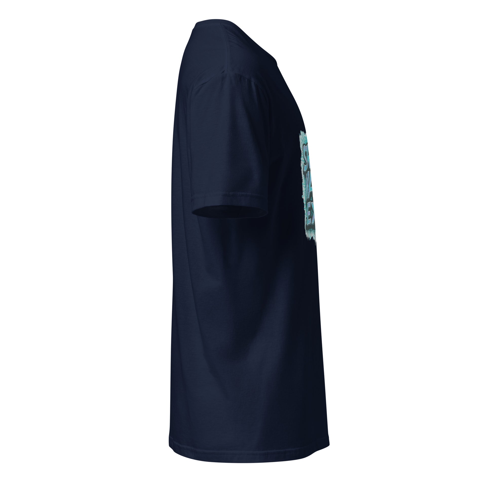 Streetware.exe - Digital Precision - Short-Sleeve Unisex T-Shirt - Graphic Tee - Navy - Right side