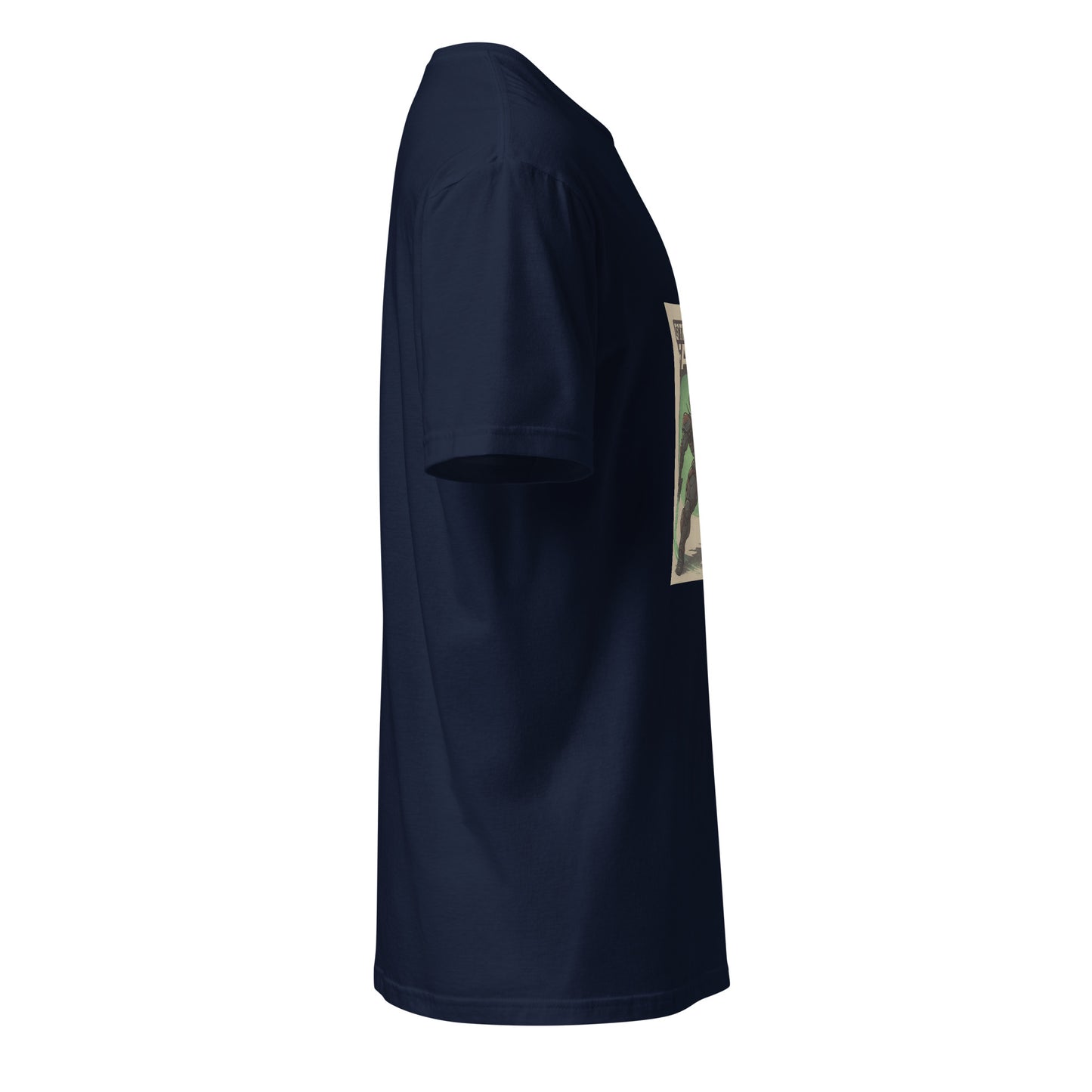 BioShock Ronin - Boosted Warrior - Short-Sleeve Unisex T-Shirt - Graphic Tee - Navy - Right side