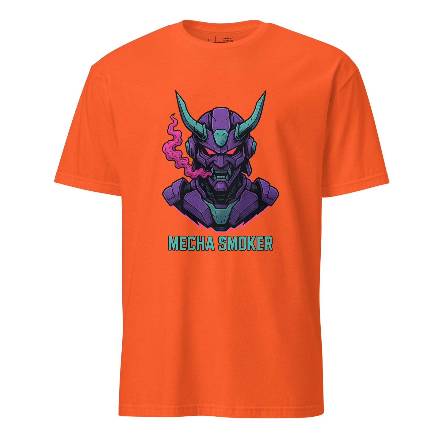 Mecha - Humanoid Mech - Short-Sleeve Unisex T-Shirt - Graphic Tee - Orange - Front