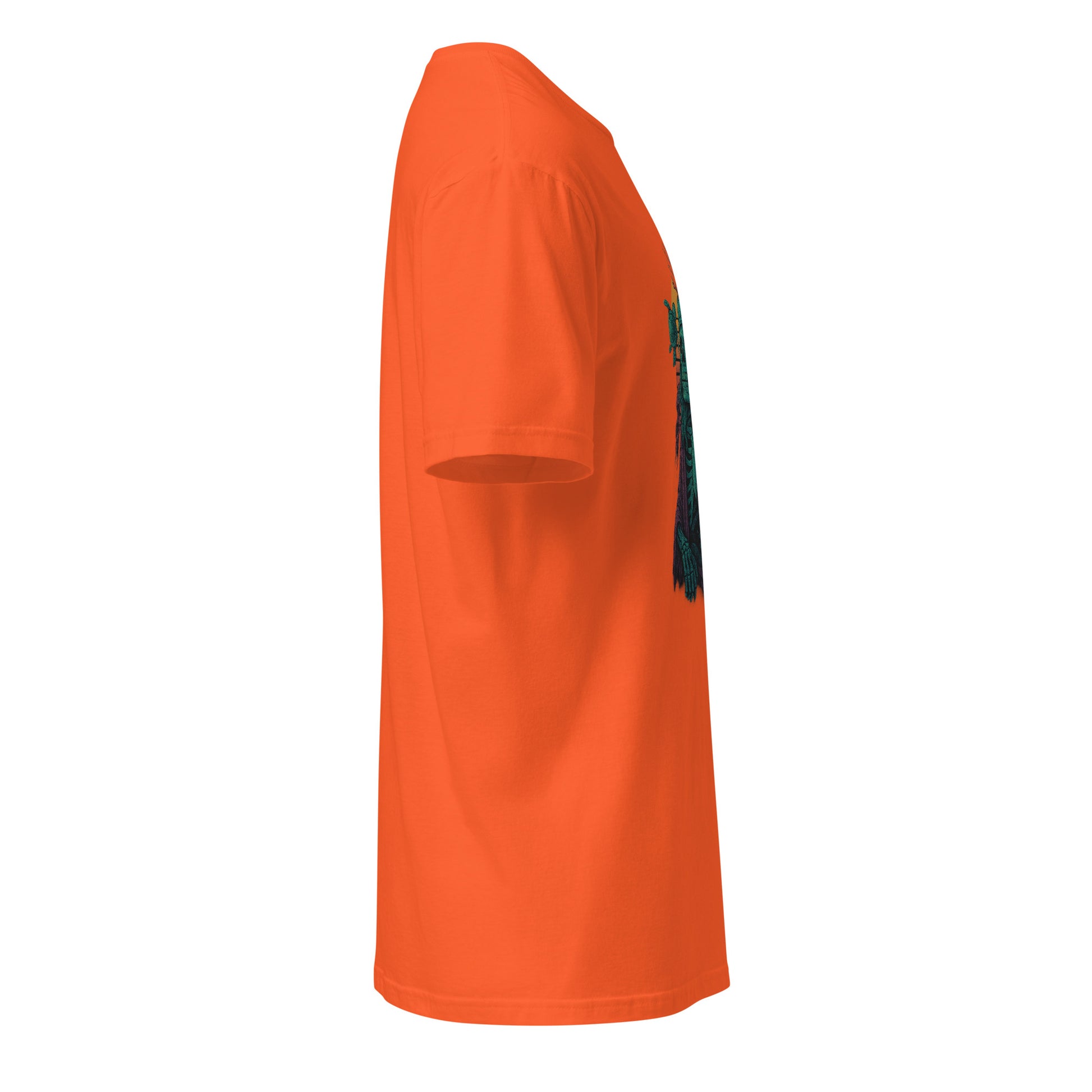 Peaceful Ancient - Timeless Calm - Short-Sleeve Unisex T-Shirt - Graphic Tee - Orange - Right side