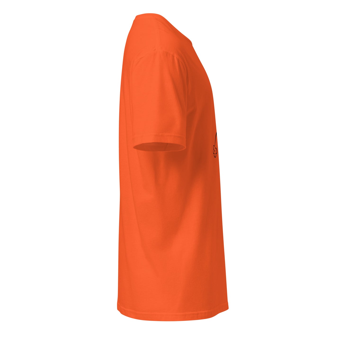 Duty Calls - Up, Up And Gone - Short-Sleeve Unisex T-Shirt - Graphic Tee - Orange - Right side
