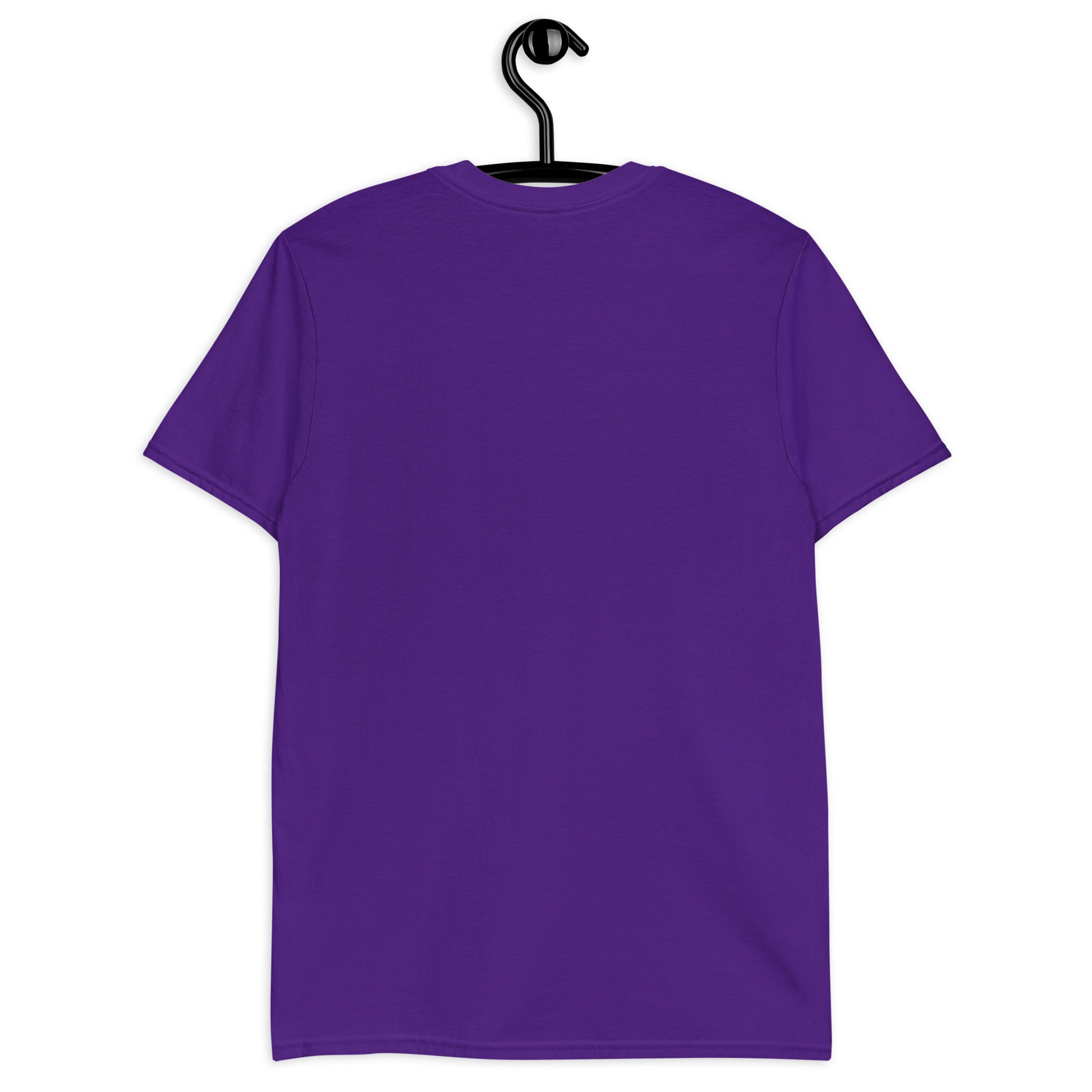 Digital Destroyer - Skeleton Bandwidth Battle - Short-Sleeve Unisex T-Shirt - Graphic Tee - Purple - Back
