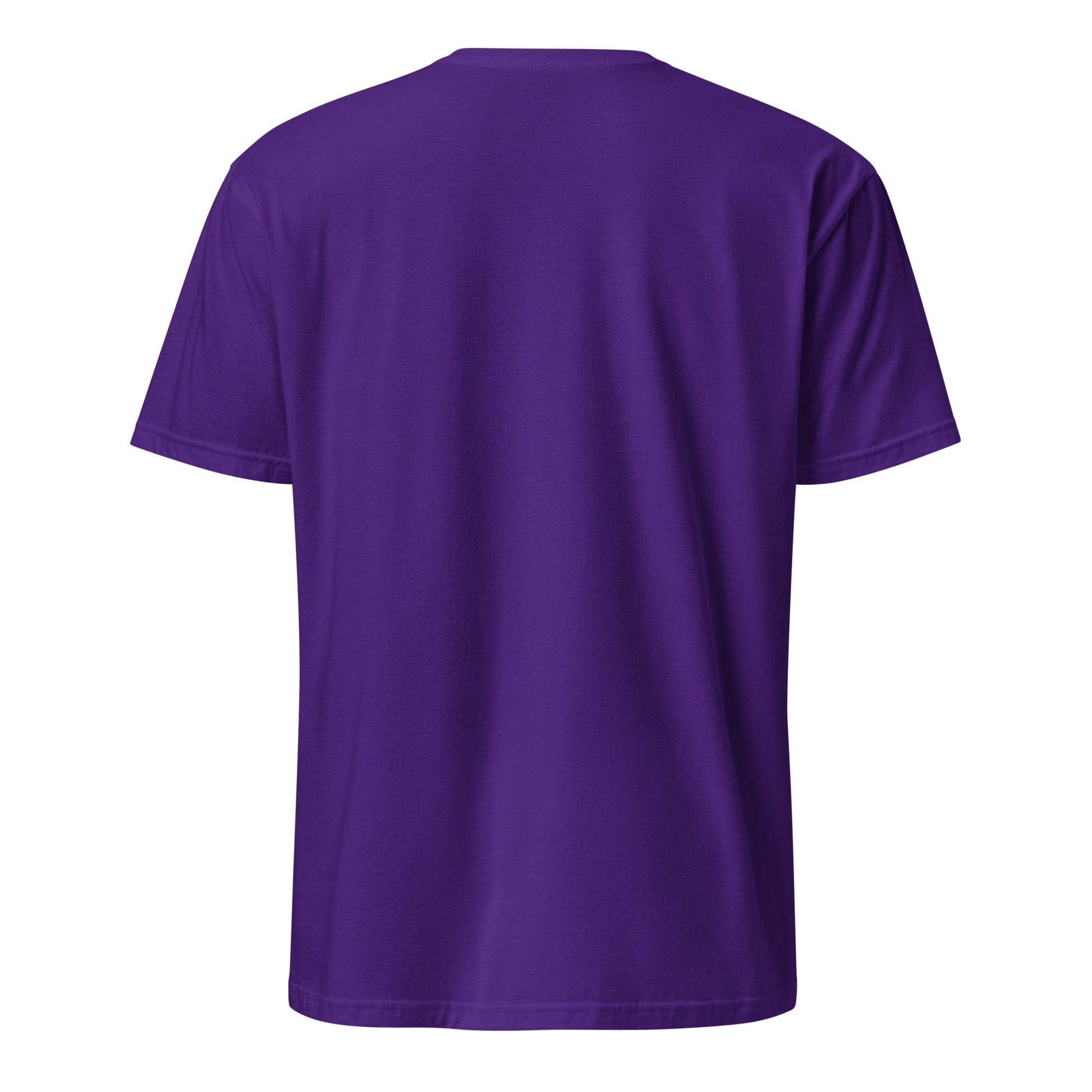 Heavy On The Rave – Cyber DJ Festival - Short-Sleeve Unisex T-Shirt - Graphic Tee - Purple - Back