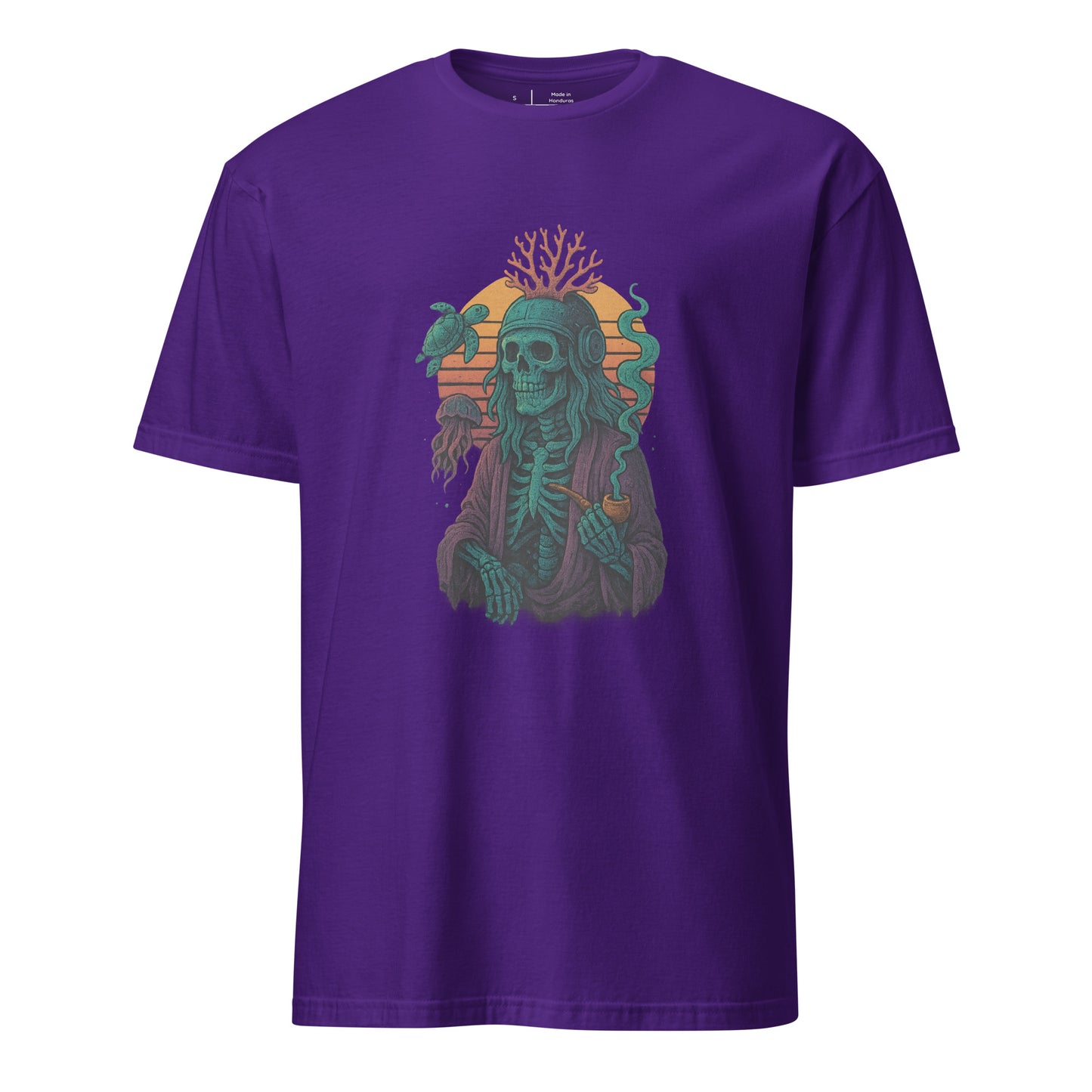 Peaceful Ancient - Timeless Calm - Short-Sleeve Unisex T-Shirt - Graphic Tee - Purple - Front