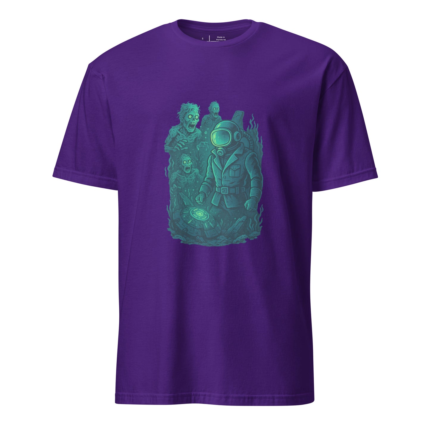 Paranormal Explorer - Supernatural Society Vibes - Short-Sleeve Unisex T-Shirt - Graphic Tee - Purple - Front