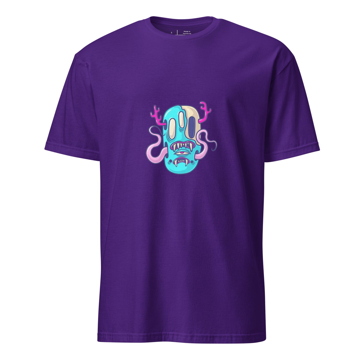 Monsta 4 - Monsta Collection - Short-Sleeve Unisex T-Shirt - Graphic Tee - Purple - Front