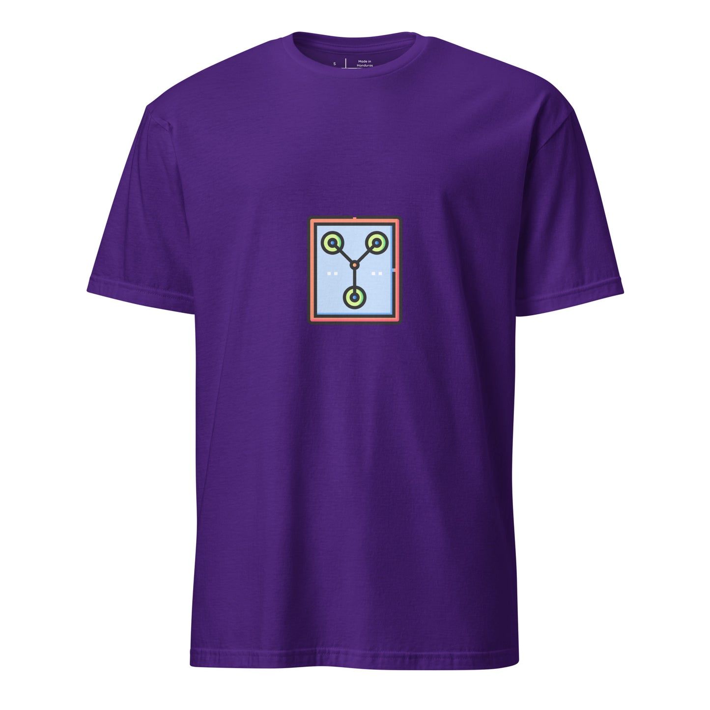 Flux - Great Scott! - Short-Sleeve Unisex T-Shirt - Graphic Tee - Purple - Front