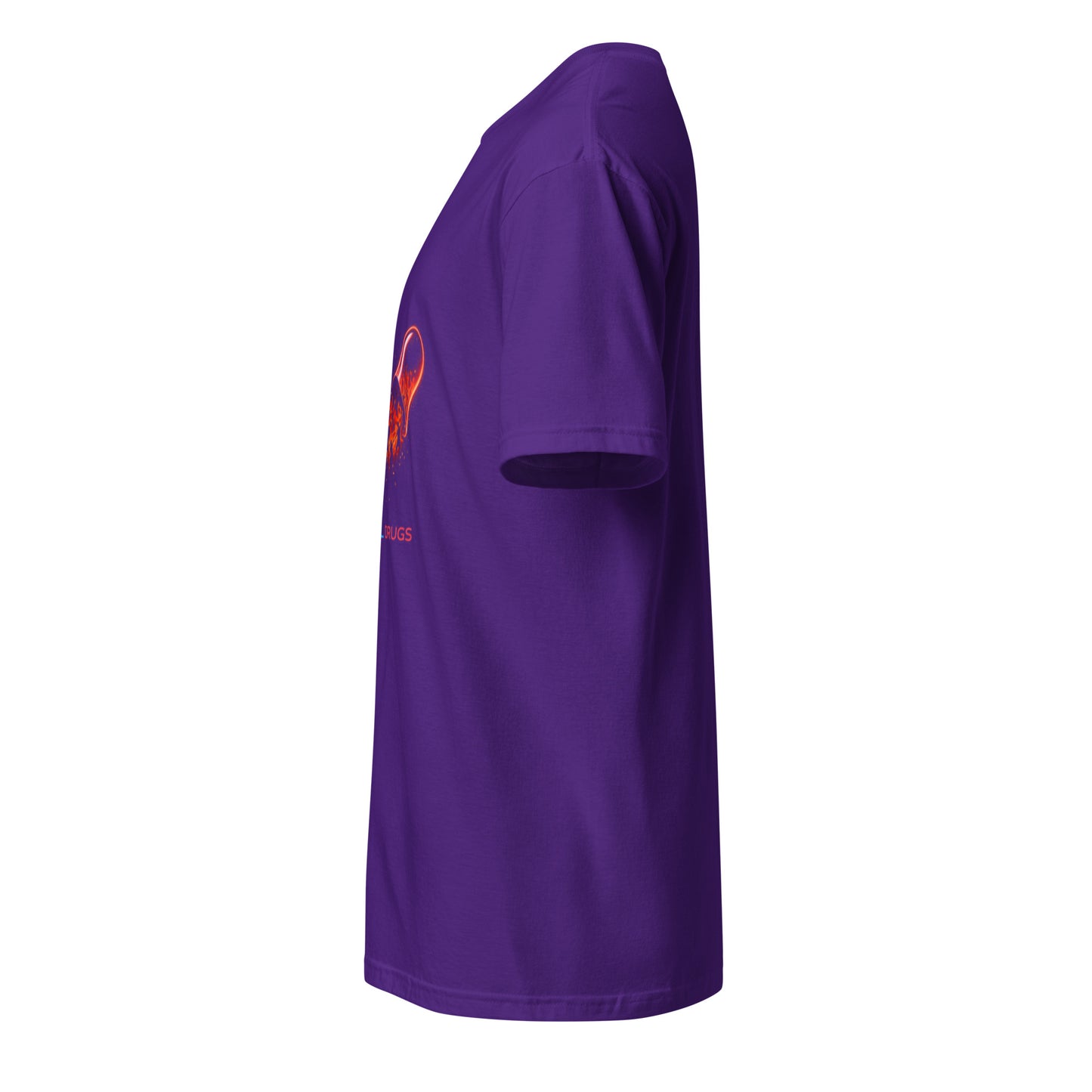 Digital Drugs – Rave Culture - Short-Sleeve Unisex T-Shirt - Graphic Tee - Purple - Left side