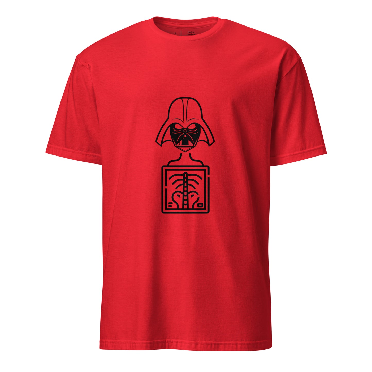 Darth X - The Dark Side Exposed - Short-Sleeve Unisex T-Shirt - Graphic Tee - Red - Front
