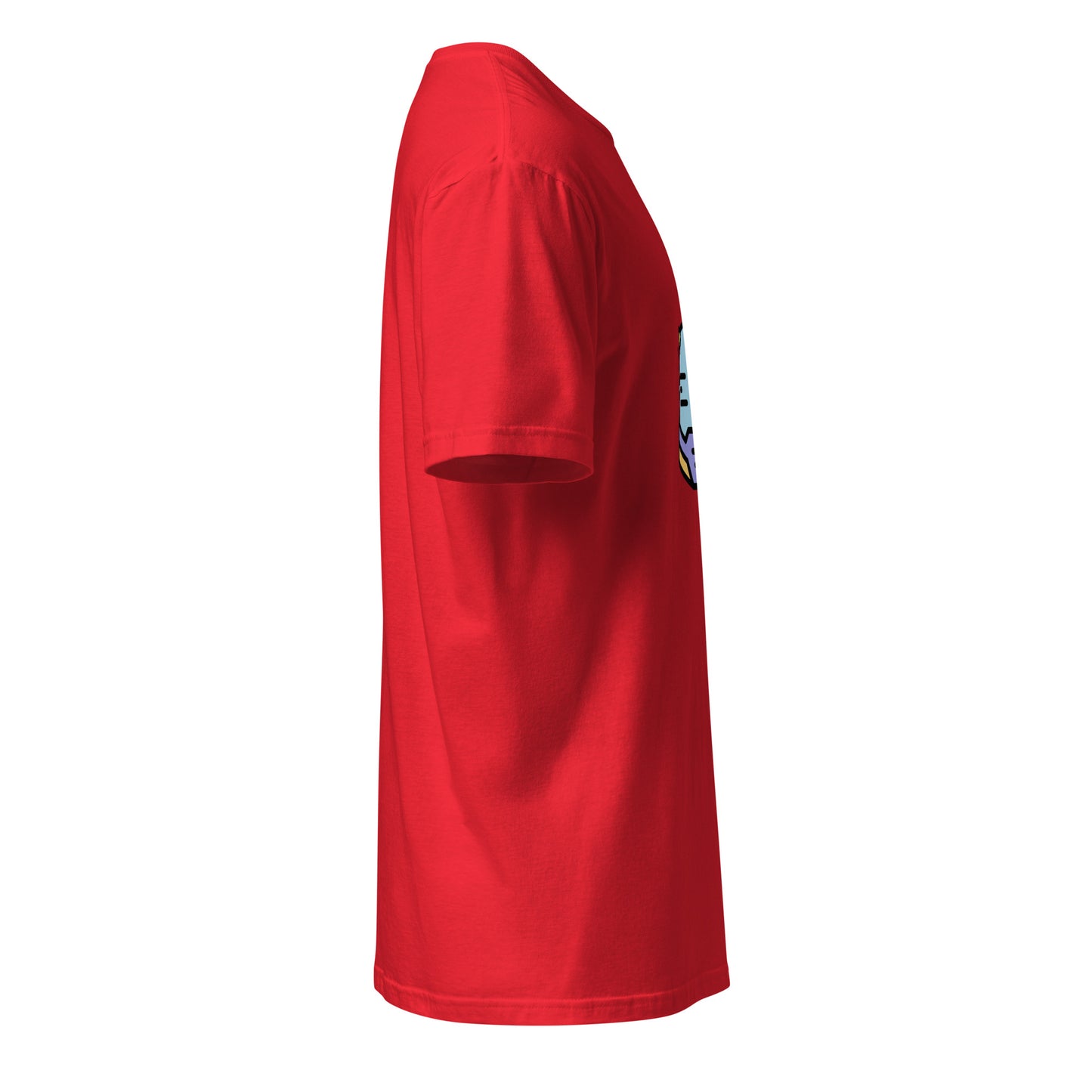 Cyber Helmet - Target Acquired - Short-Sleeve Unisex T-Shirt - Graphic Tee - Red - Right side