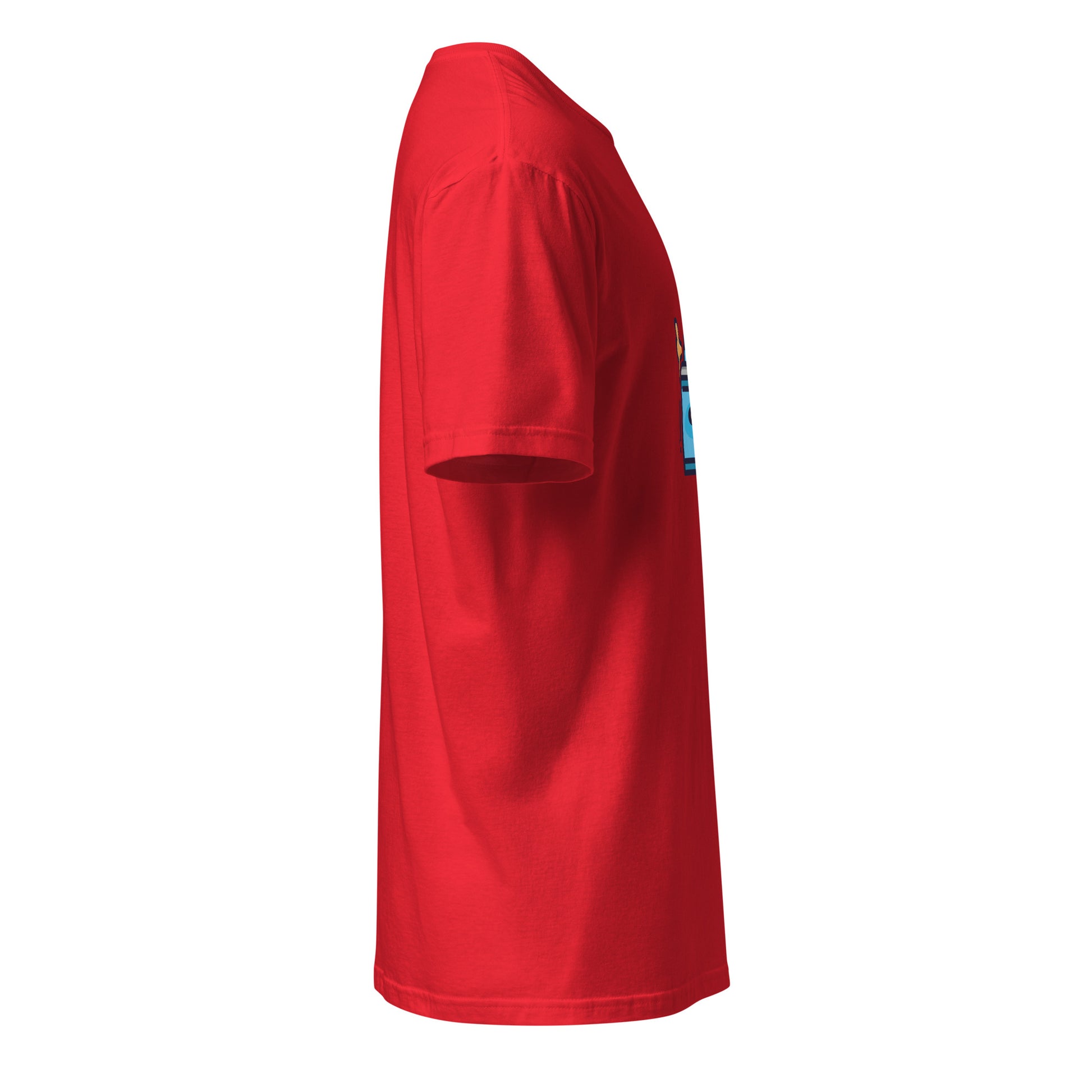 Tag Can - Graffiti Hand Style Tribute - Short-Sleeve Unisex T-Shirt - Graphic Tee - Red - Right side