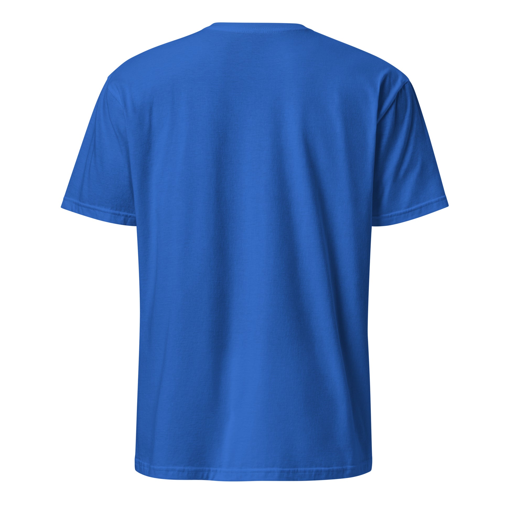 Winged Skull - Winged Voltage - Short-Sleeve Unisex T-Shirt - Graphic Tee - Royal Blue - Back